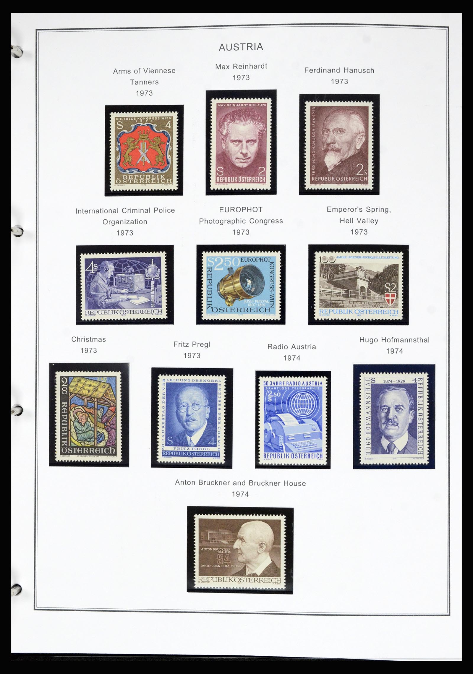 36999 093 - Postzegelverzameling 36999 Oostenrijk 1850-2001.