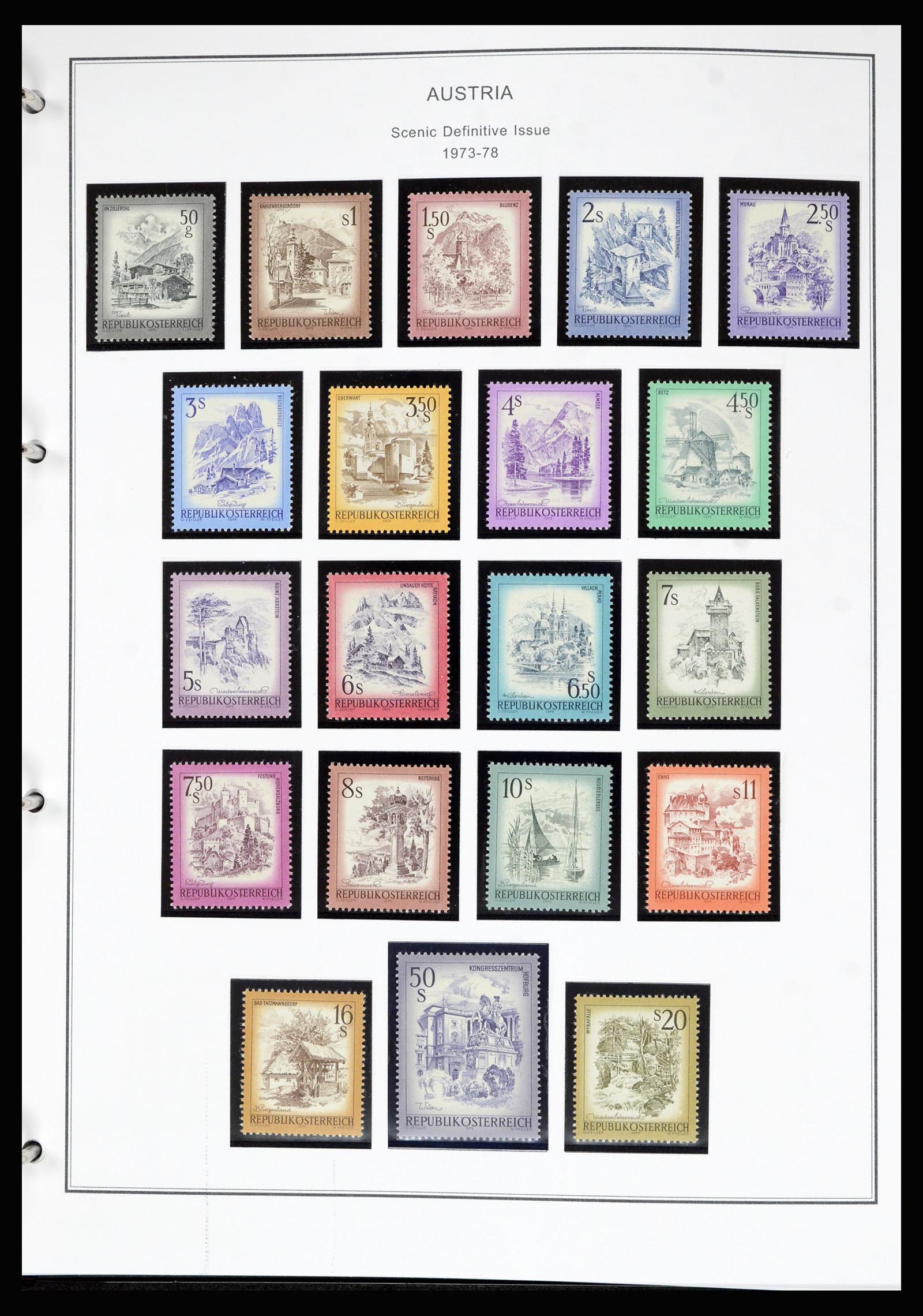 36999 094 - Postzegelverzameling 36999 Oostenrijk 1850-2001.