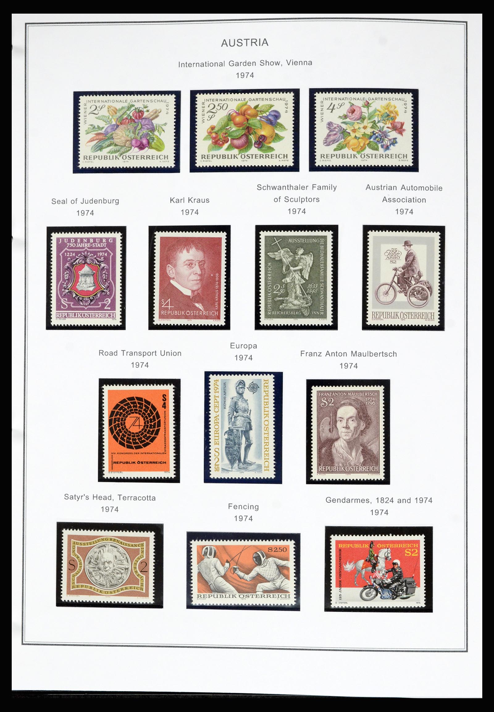 36999 095 - Stamp collection 36999 Austria 1850-2001.