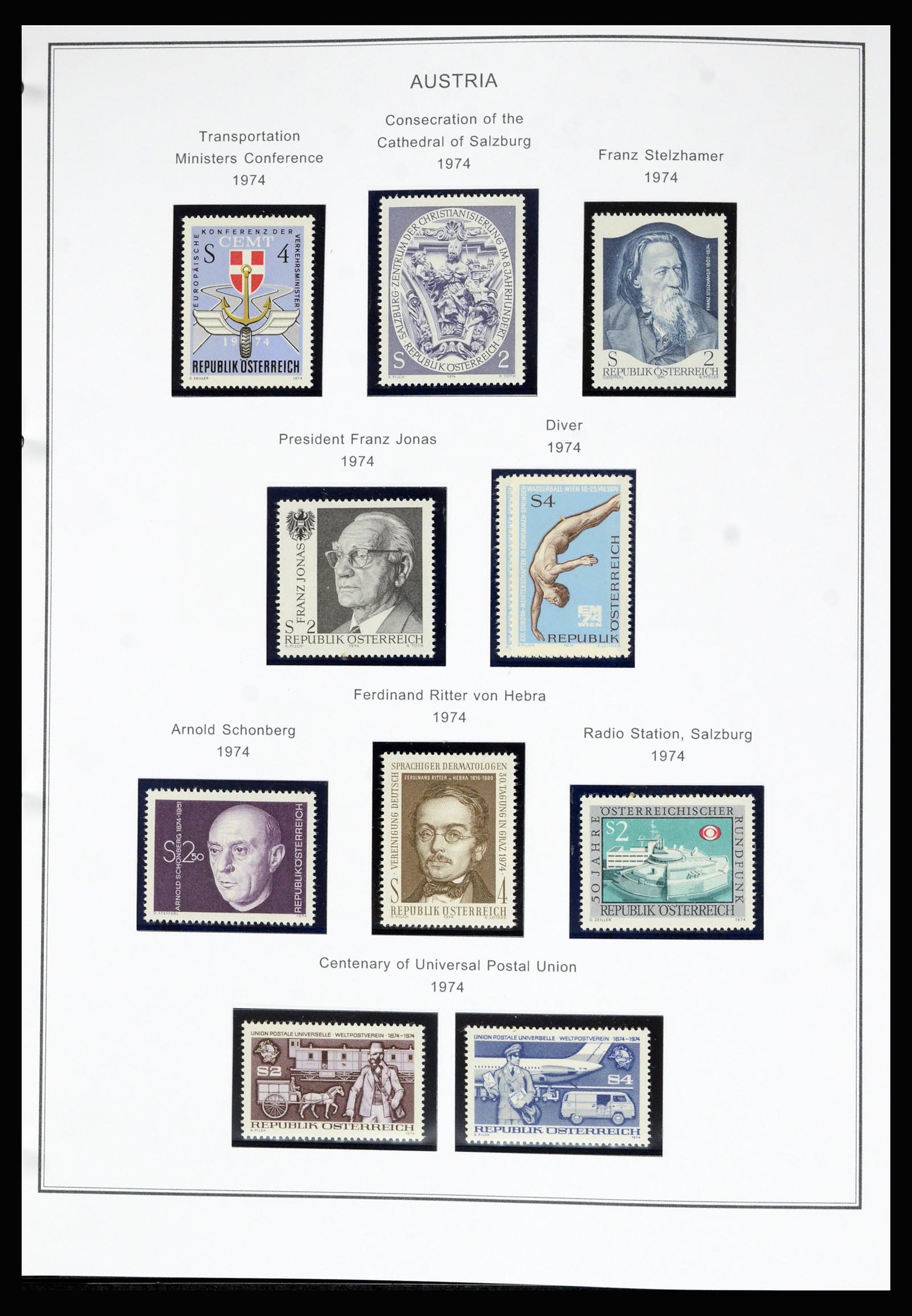36999 096 - Stamp collection 36999 Austria 1850-2001.