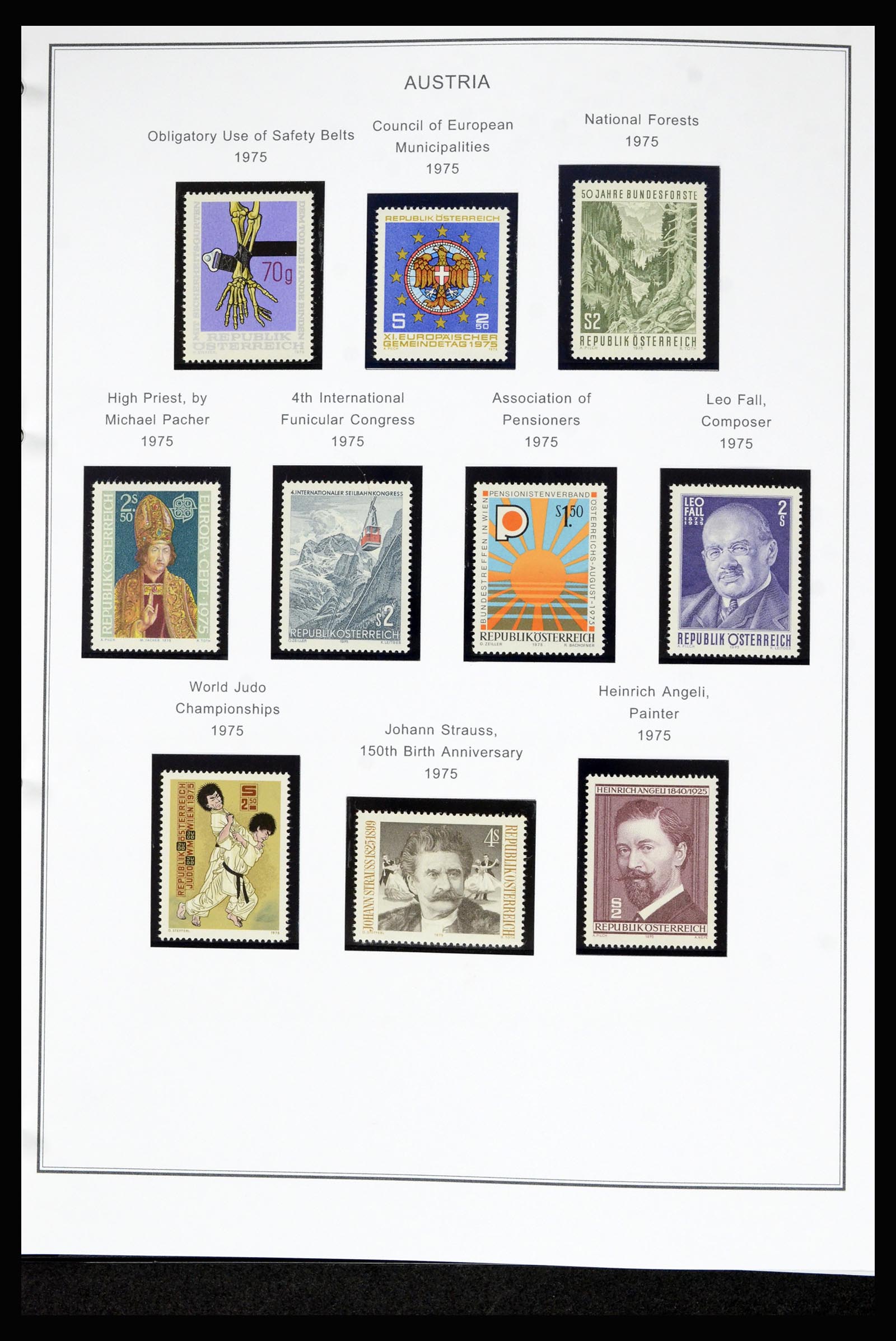 36999 098 - Postzegelverzameling 36999 Oostenrijk 1850-2001.