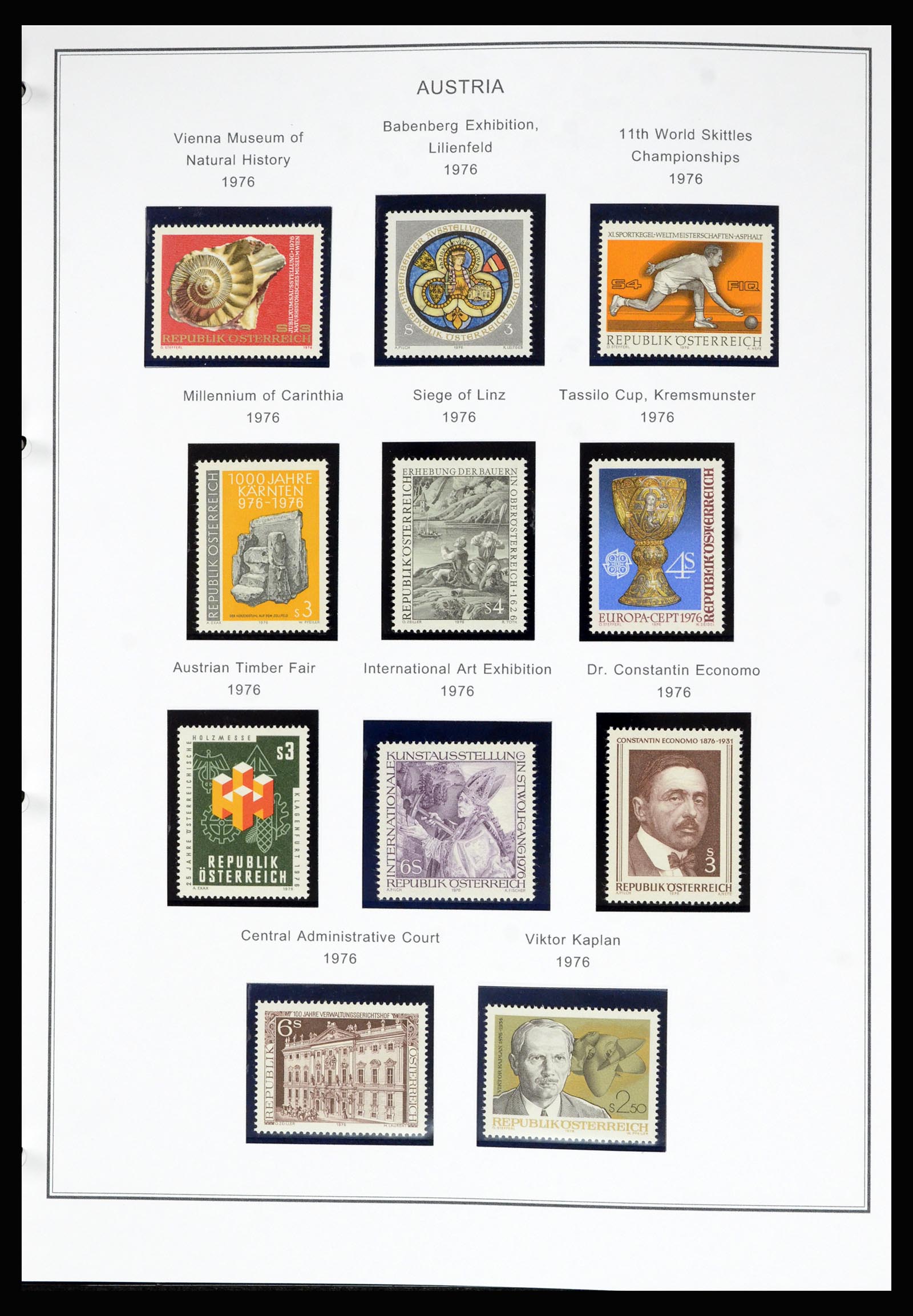 36999 100 - Stamp collection 36999 Austria 1850-2001.