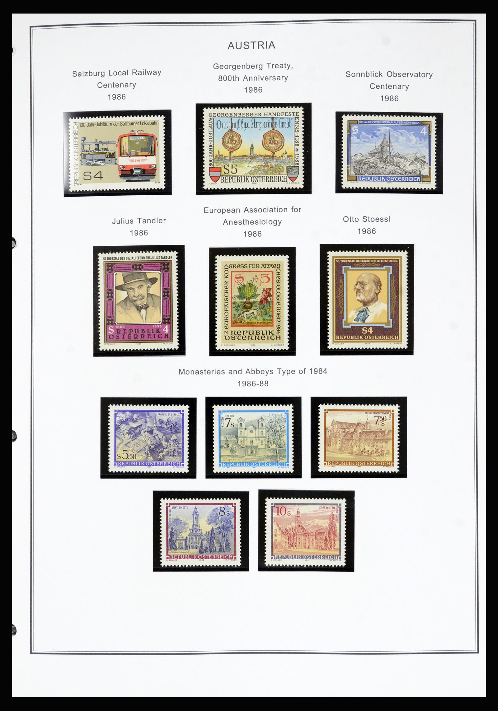 36999 161 - Stamp collection 36999 Austria 1850-2001.