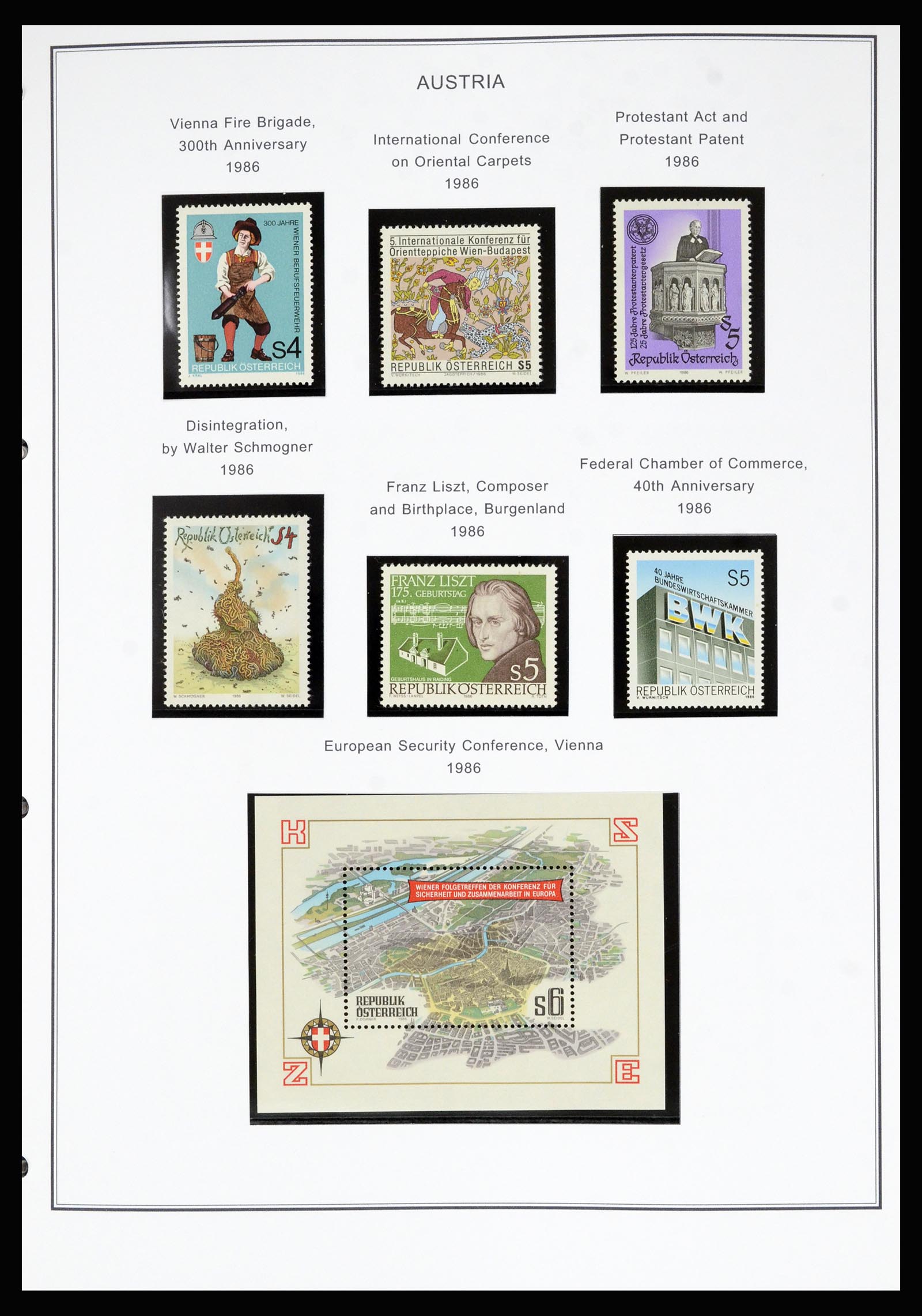36999 162 - Stamp collection 36999 Austria 1850-2001.