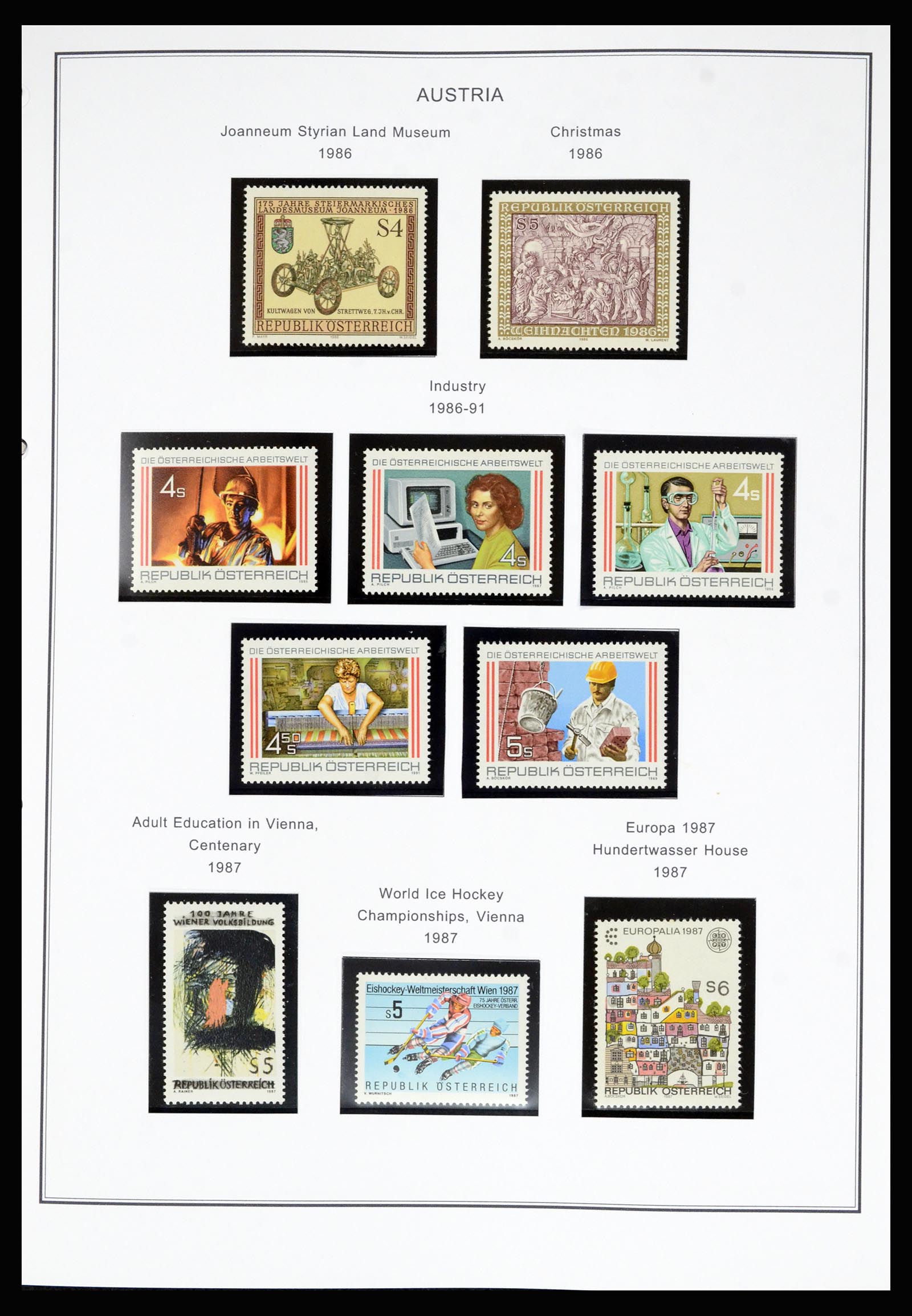 36999 163 - Postzegelverzameling 36999 Oostenrijk 1850-2001.