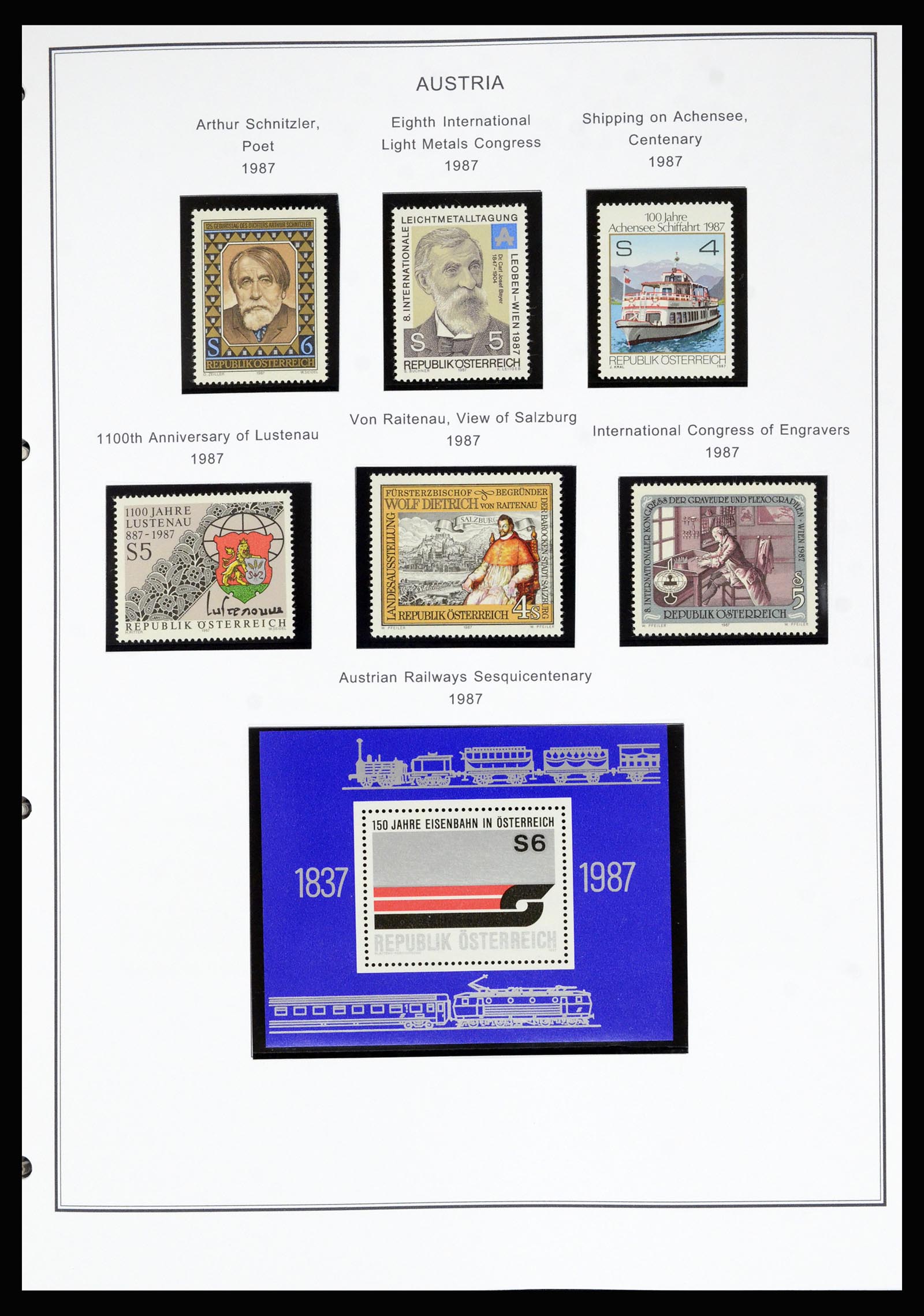 36999 165 - Postzegelverzameling 36999 Oostenrijk 1850-2001.