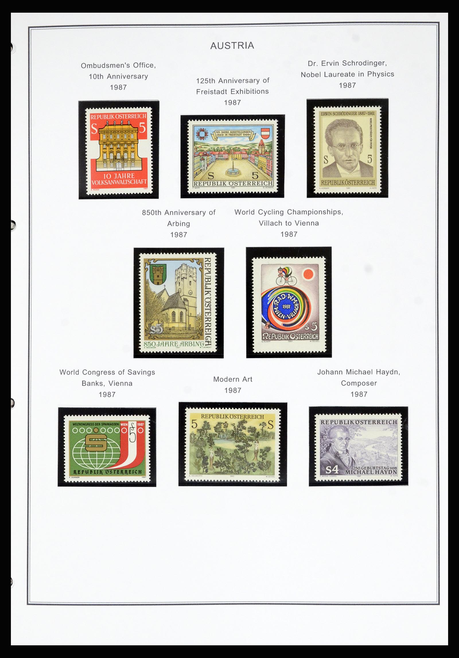 36999 166 - Postzegelverzameling 36999 Oostenrijk 1850-2001.
