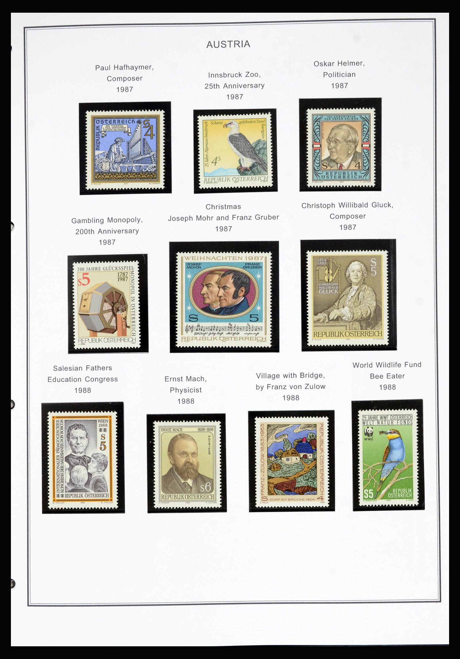 36999 167 - Postzegelverzameling 36999 Oostenrijk 1850-2001.