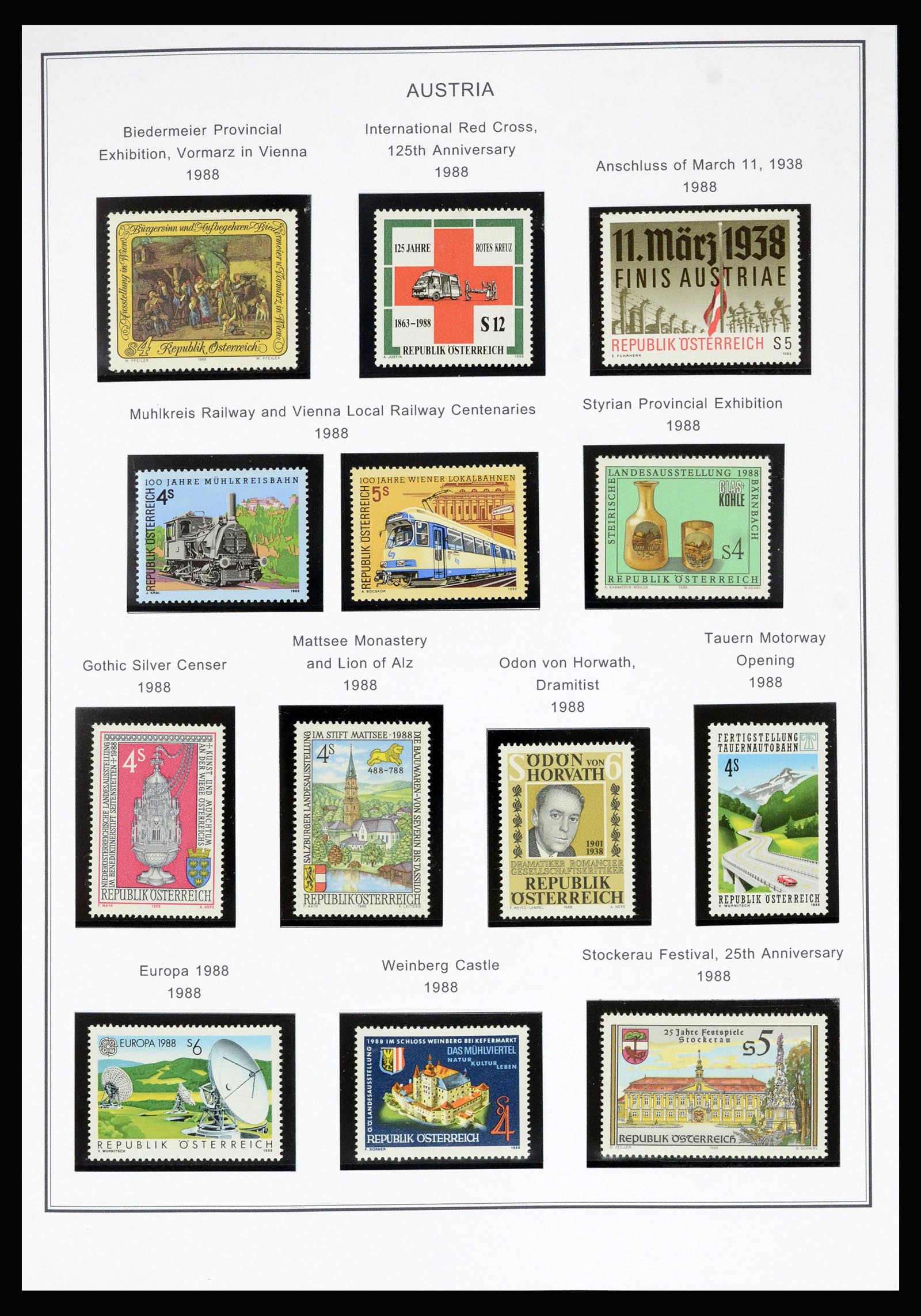 36999 168 - Stamp collection 36999 Austria 1850-2001.