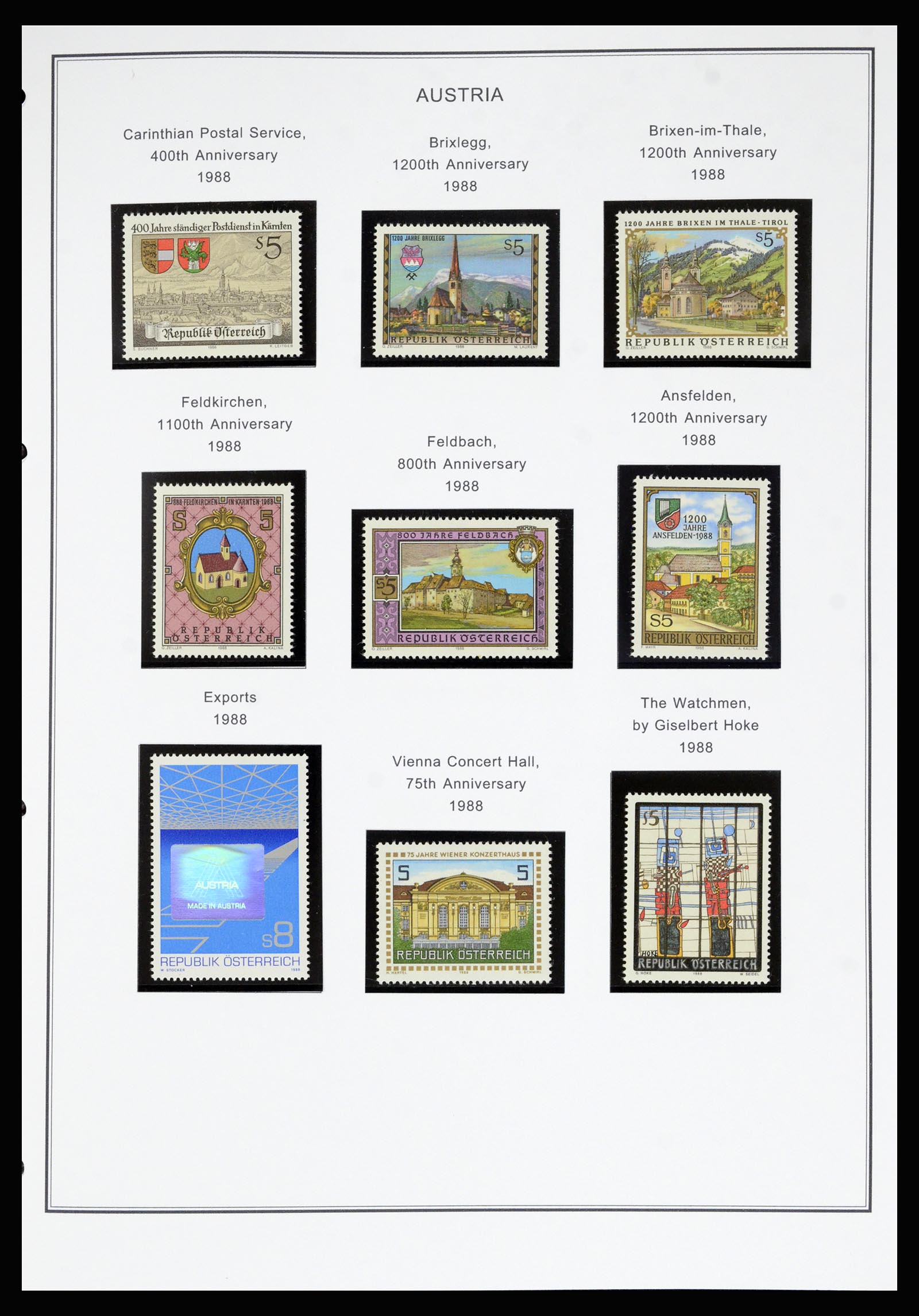 36999 169 - Stamp collection 36999 Austria 1850-2001.