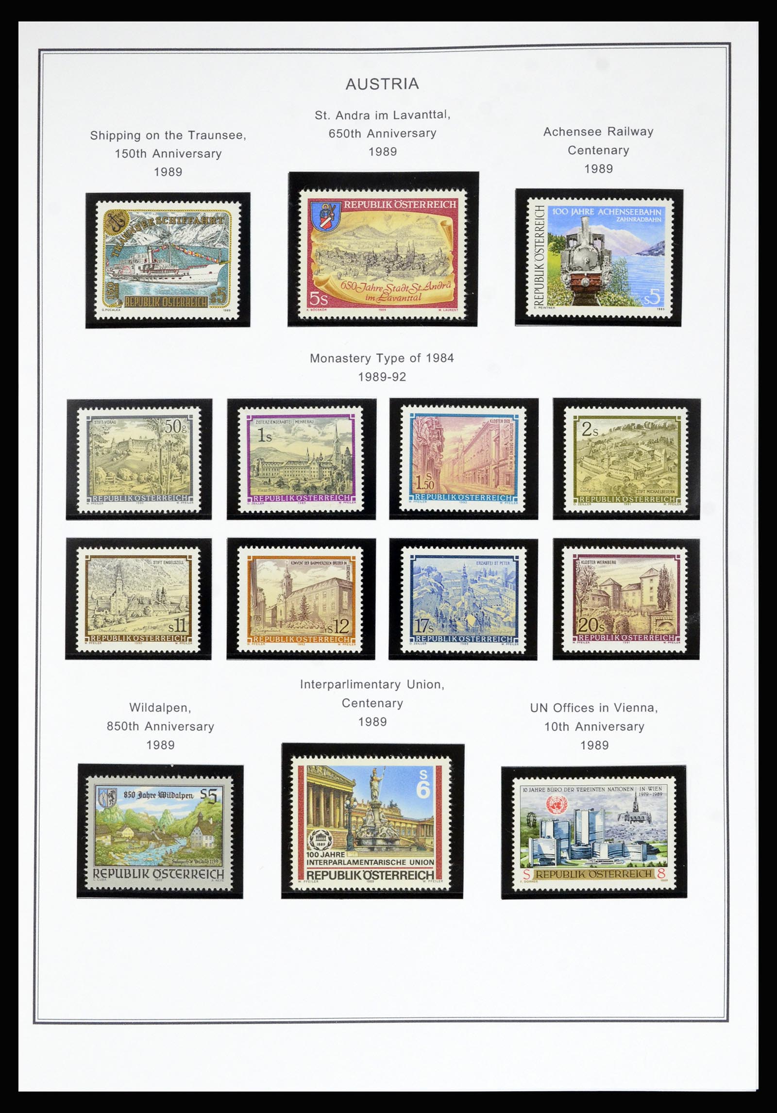36999 172 - Stamp collection 36999 Austria 1850-2001.