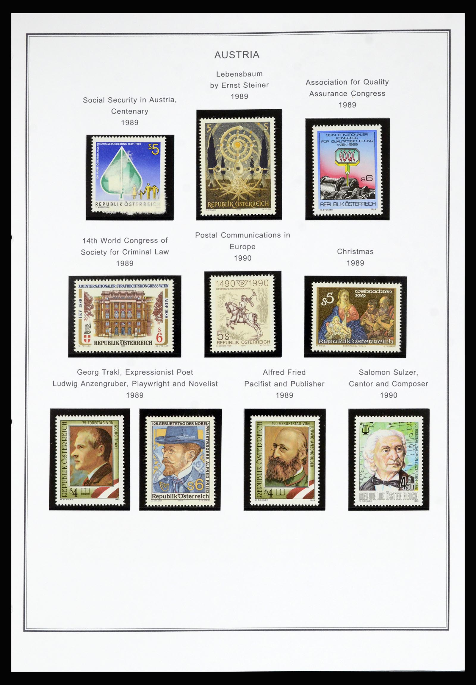 36999 173 - Postzegelverzameling 36999 Oostenrijk 1850-2001.