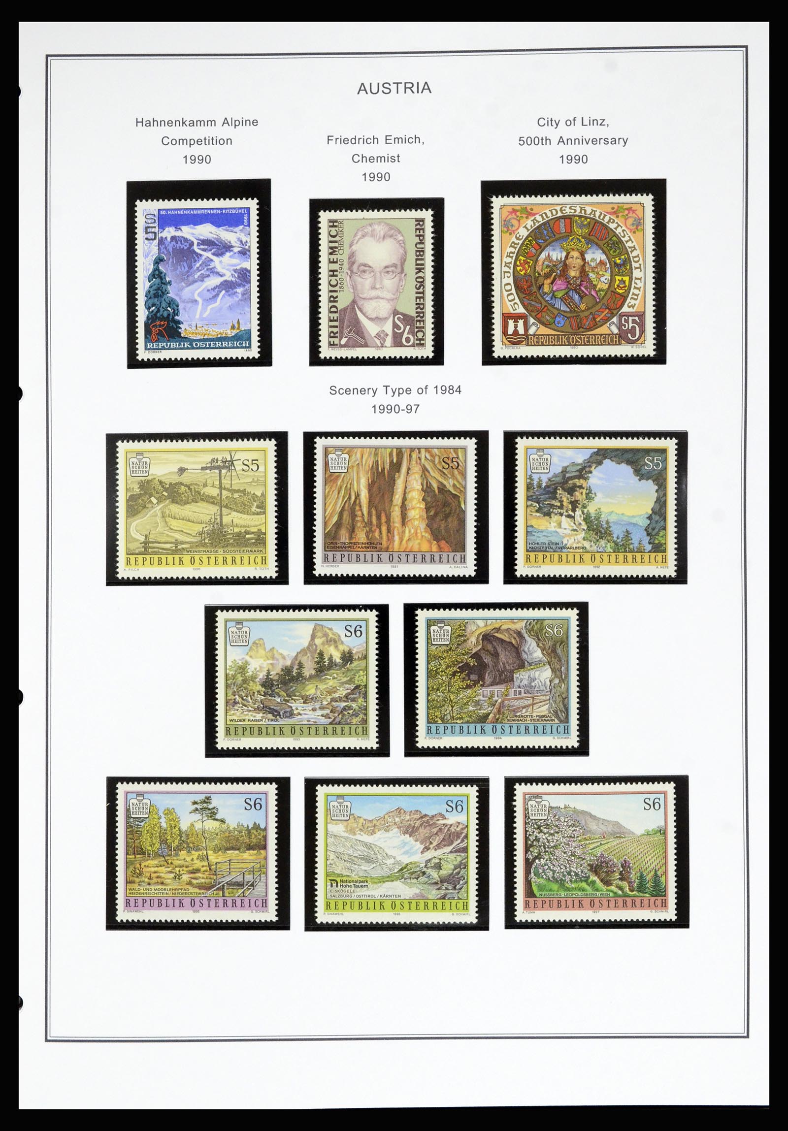 36999 174 - Postzegelverzameling 36999 Oostenrijk 1850-2001.