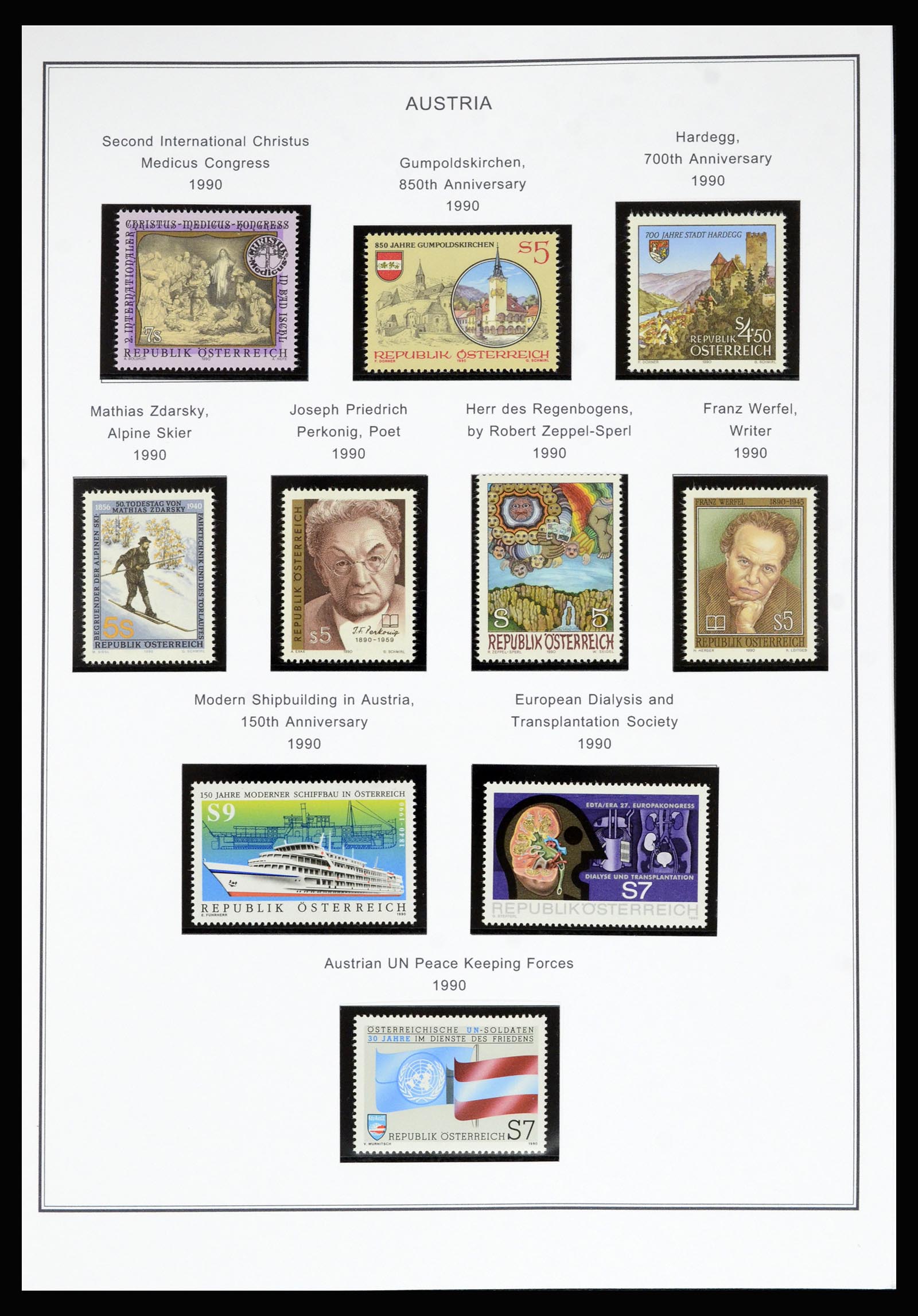 36999 176 - Stamp collection 36999 Austria 1850-2001.