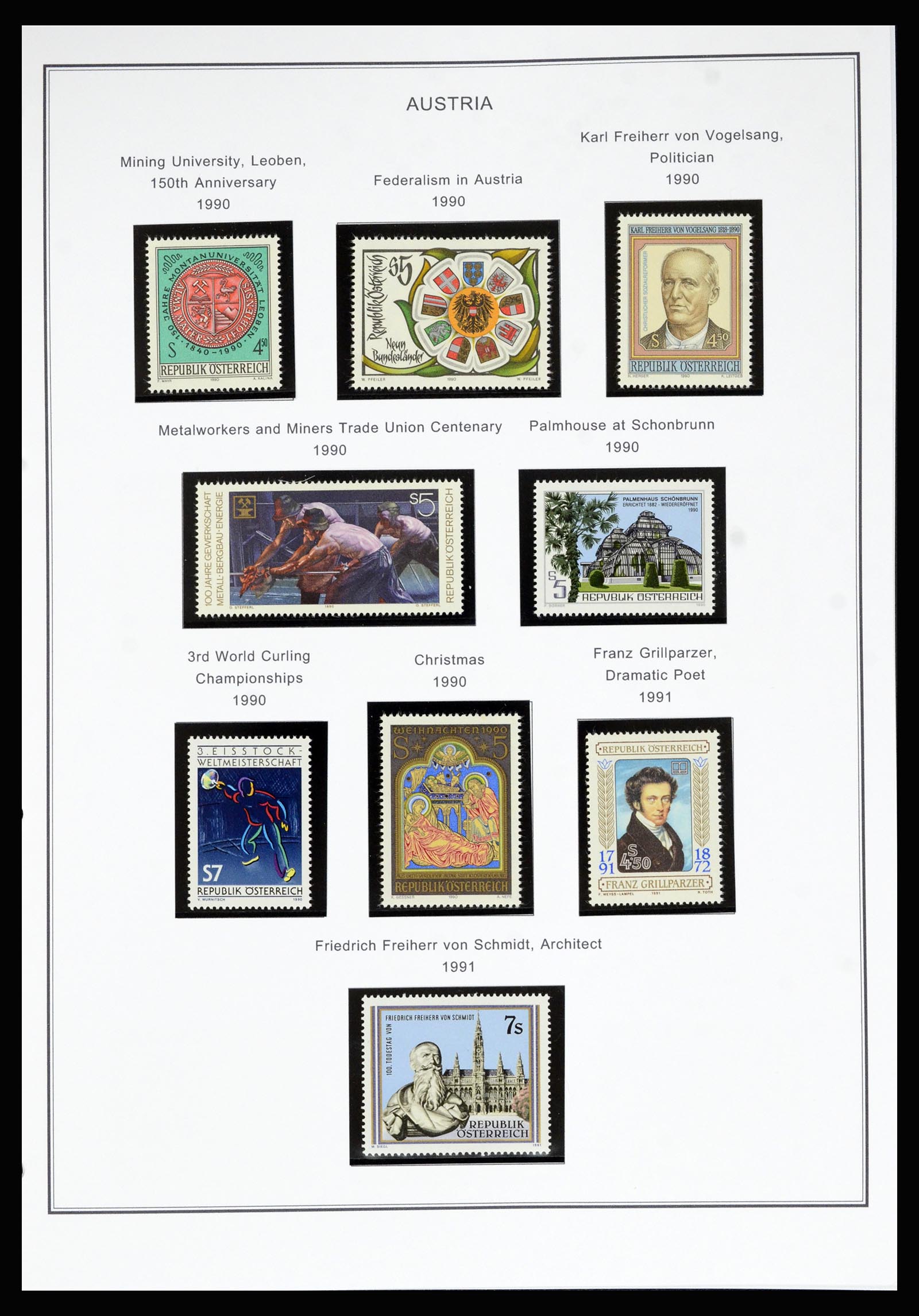 36999 177 - Postzegelverzameling 36999 Oostenrijk 1850-2001.