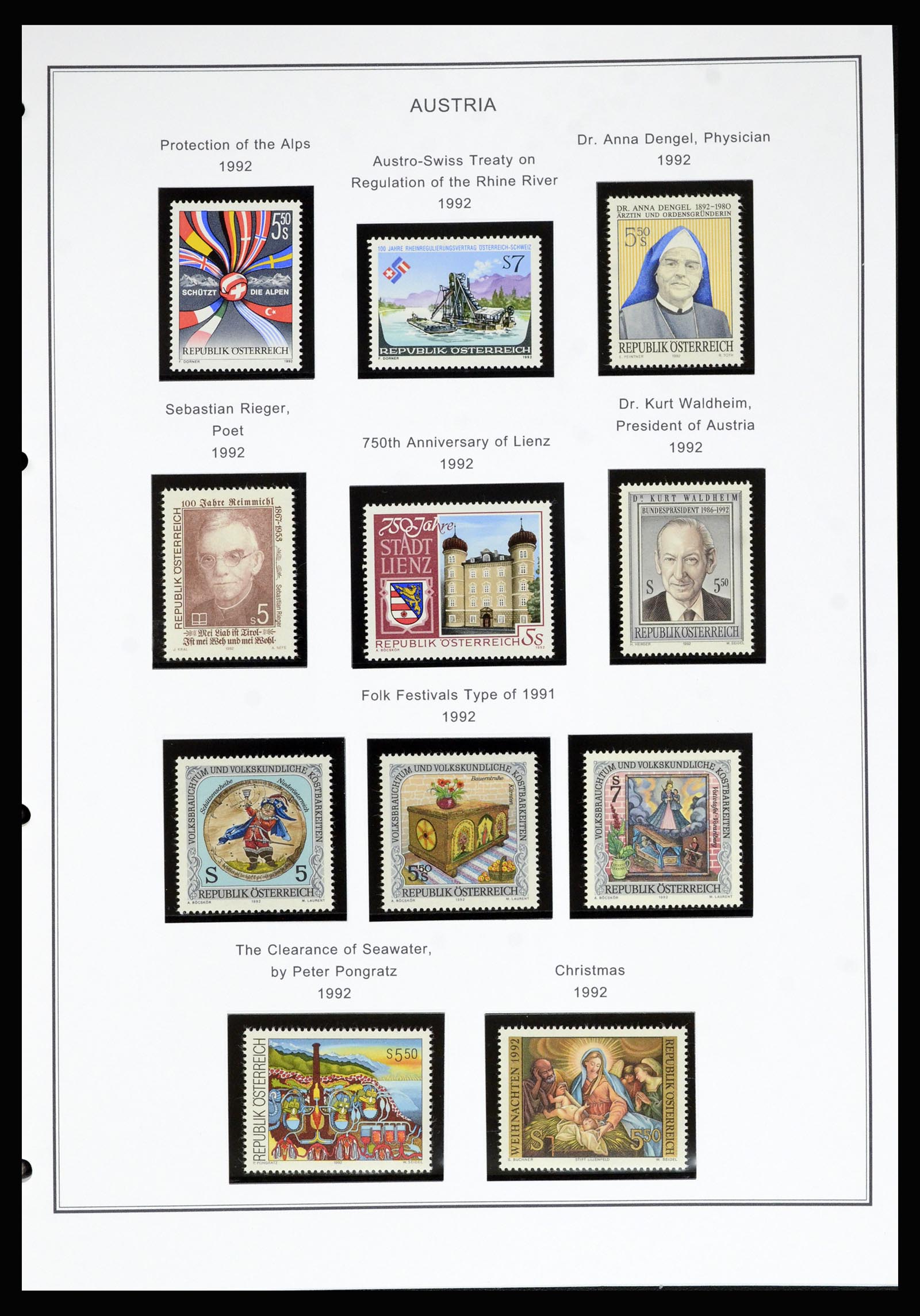 36999 183 - Postzegelverzameling 36999 Oostenrijk 1850-2001.
