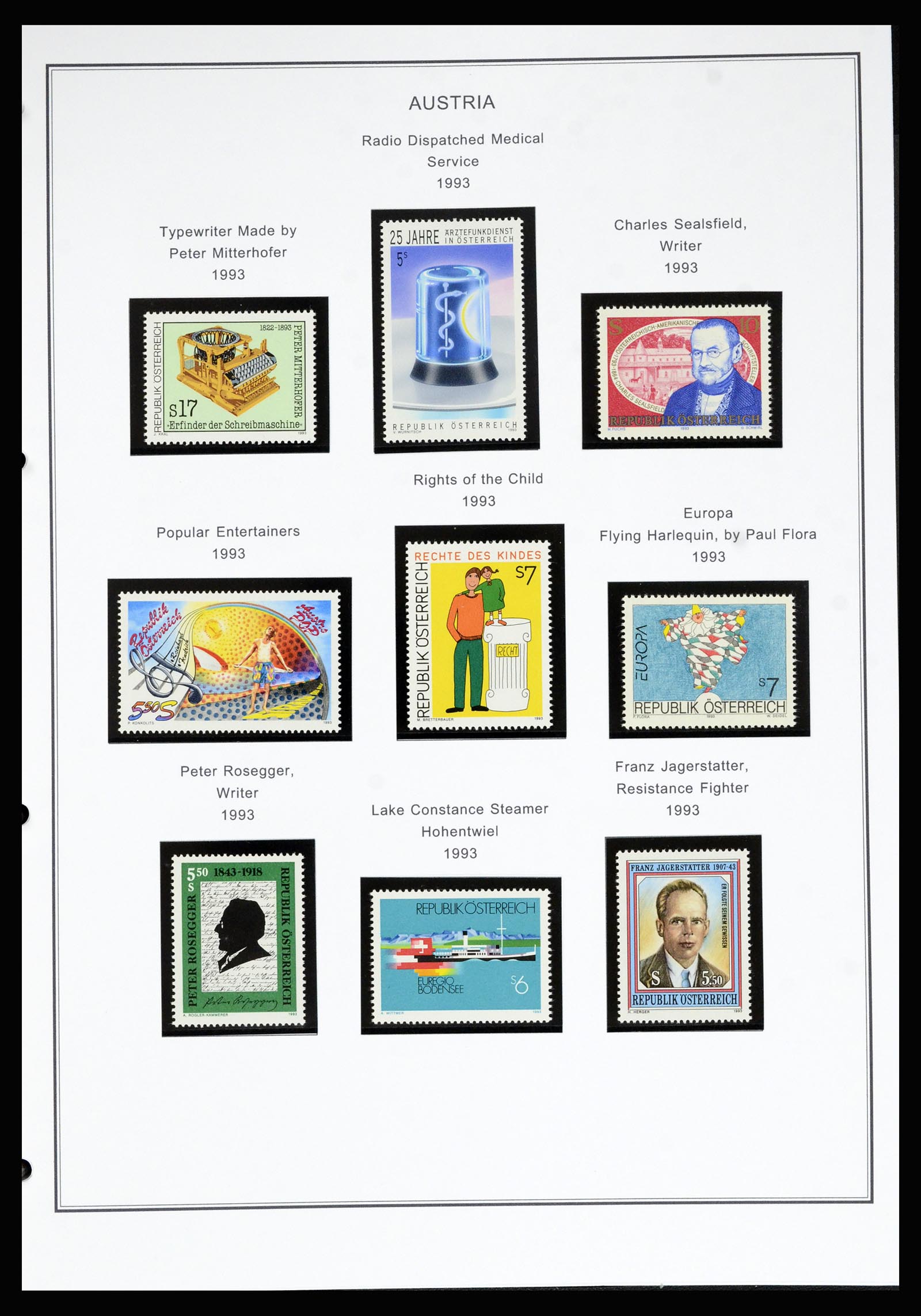 36999 185 - Postzegelverzameling 36999 Oostenrijk 1850-2001.