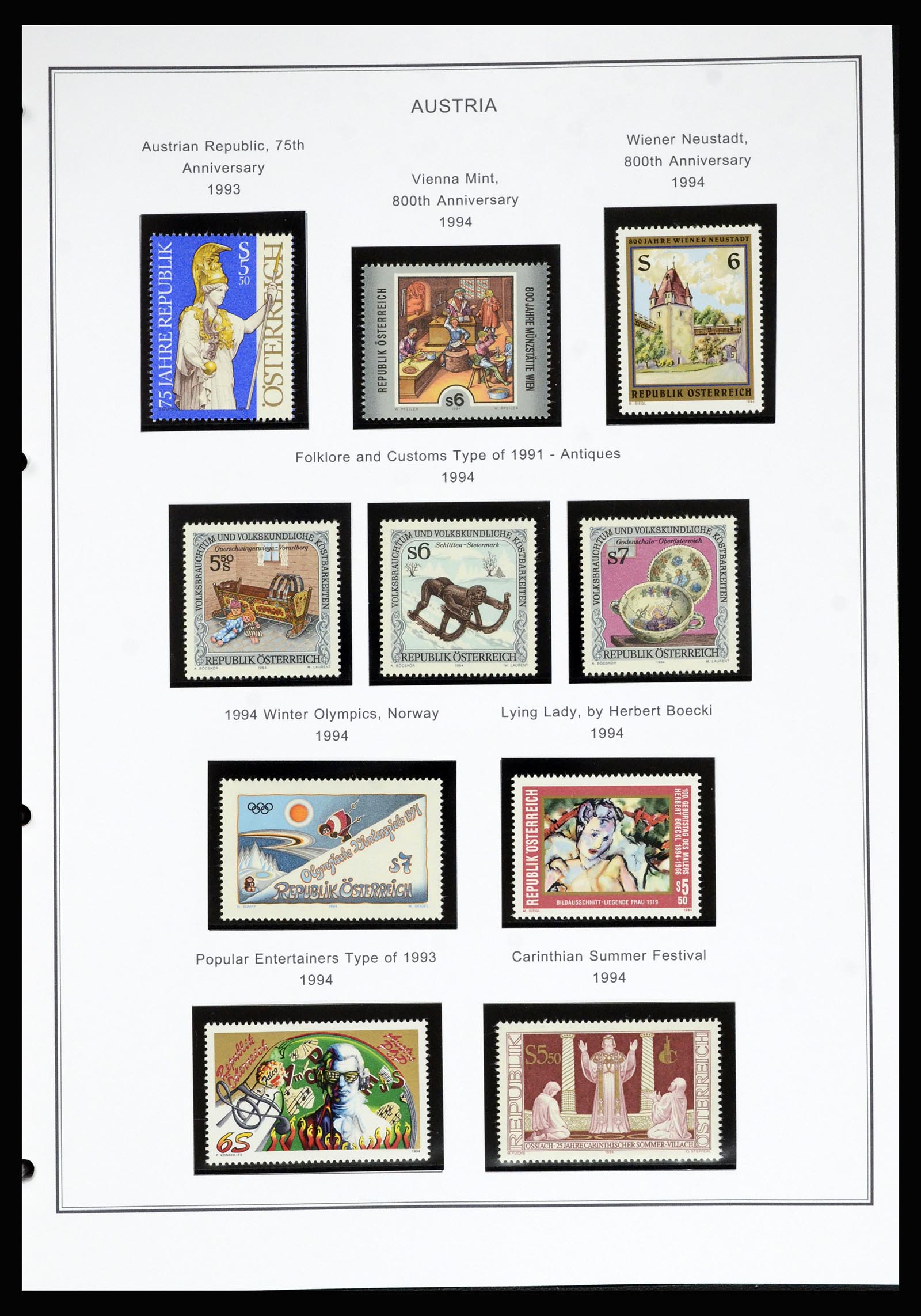 36999 188 - Postzegelverzameling 36999 Oostenrijk 1850-2001.