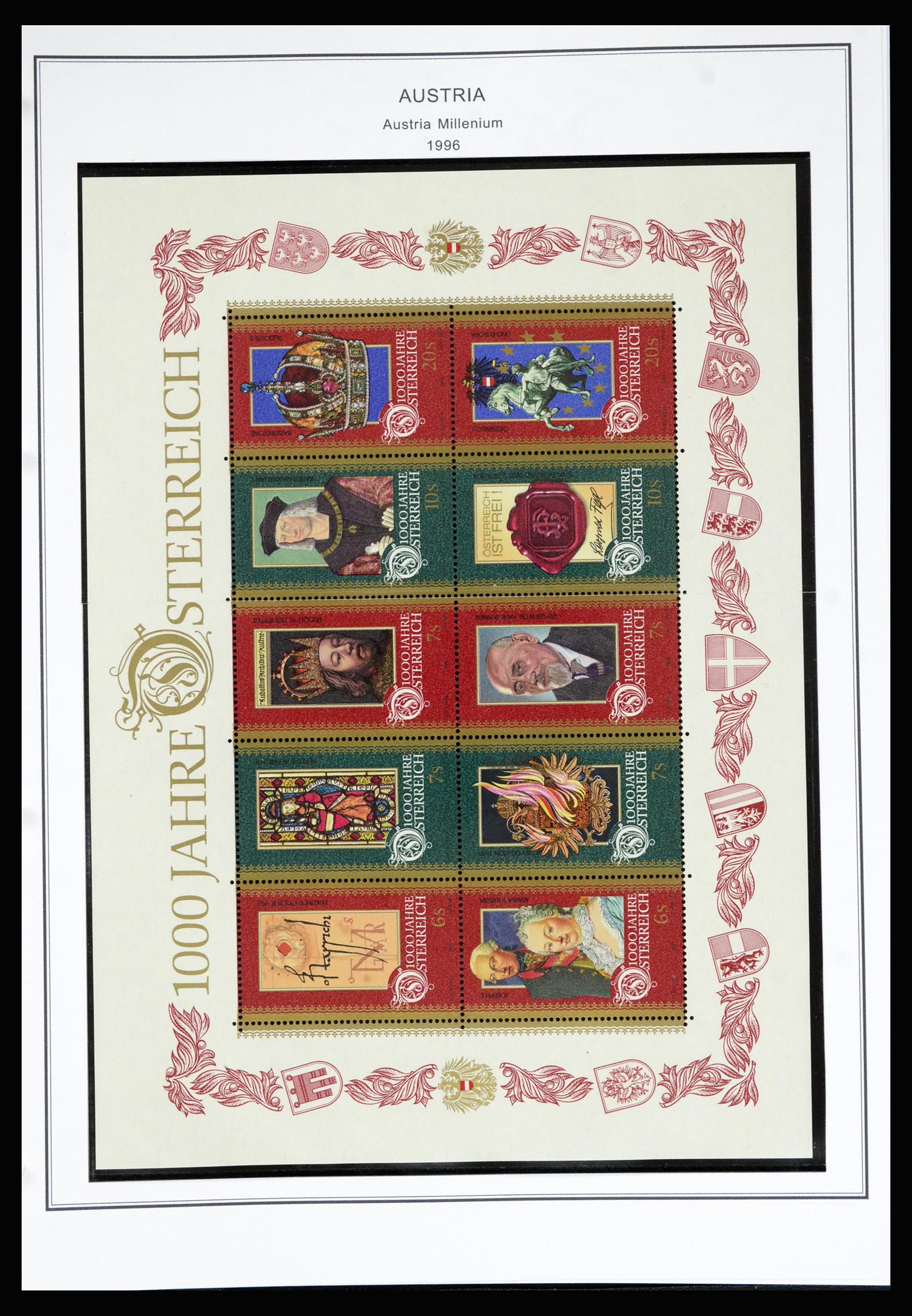 36999 196 - Postzegelverzameling 36999 Oostenrijk 1850-2001.