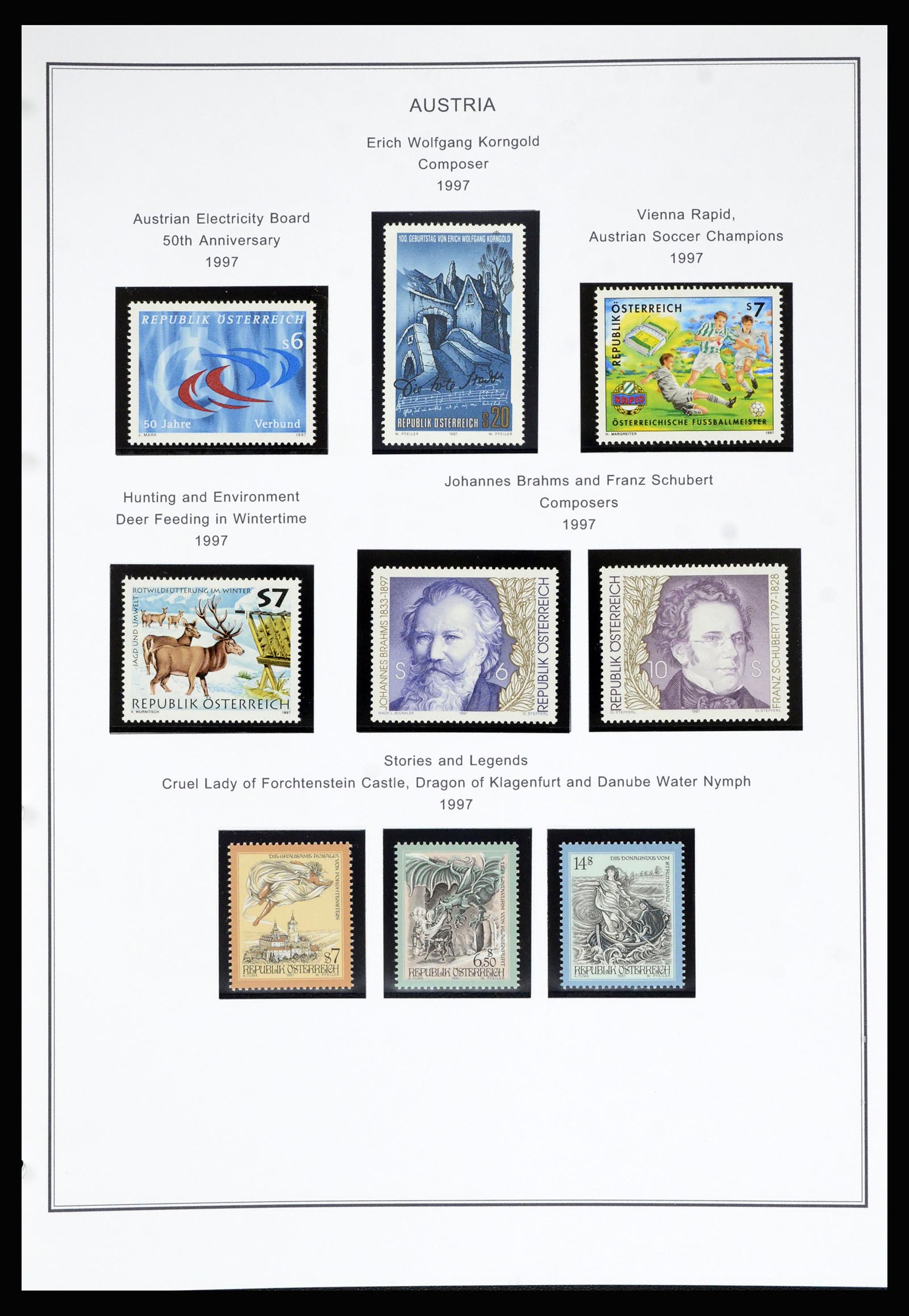36999 197 - Postzegelverzameling 36999 Oostenrijk 1850-2001.