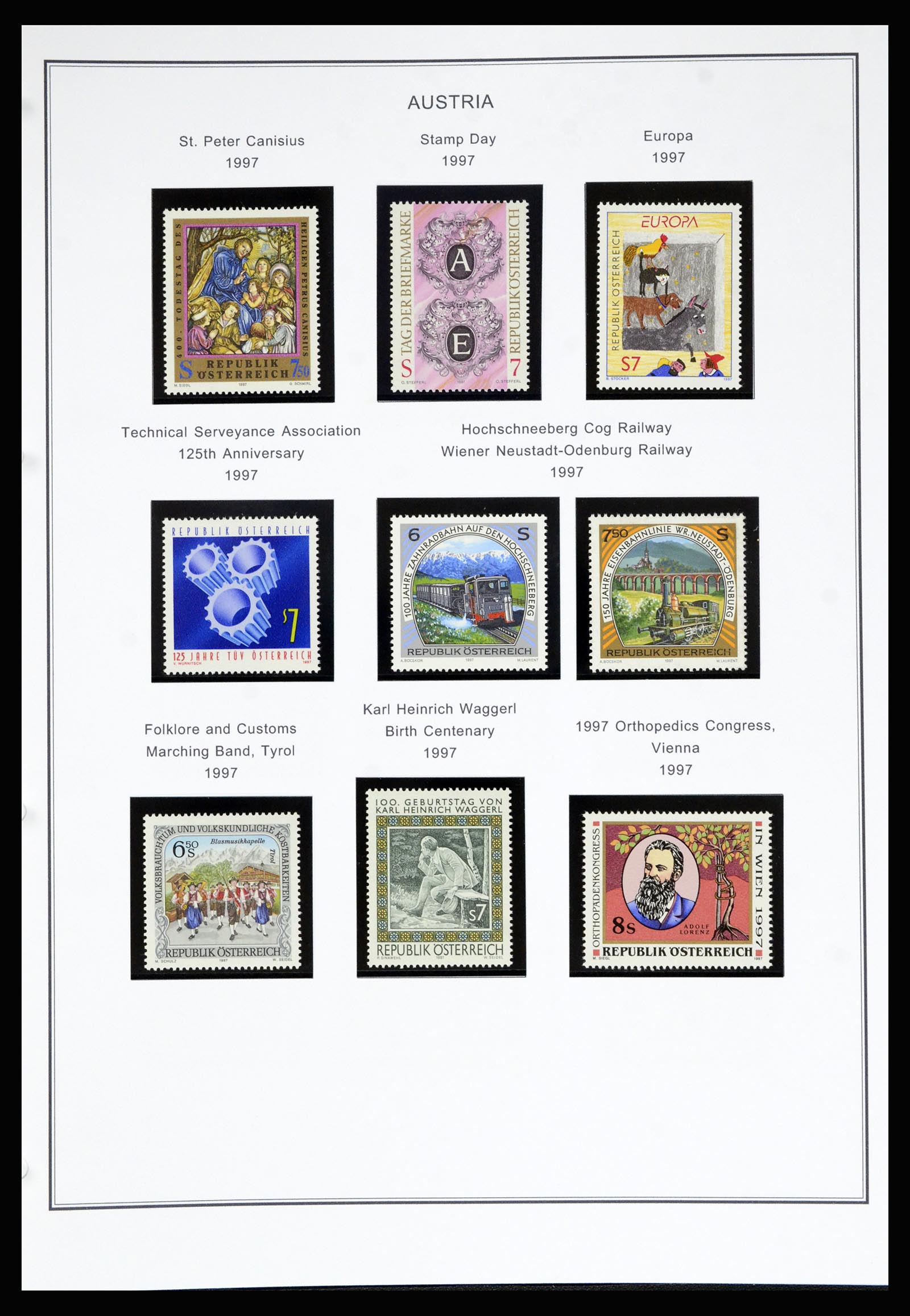 36999 198 - Postzegelverzameling 36999 Oostenrijk 1850-2001.