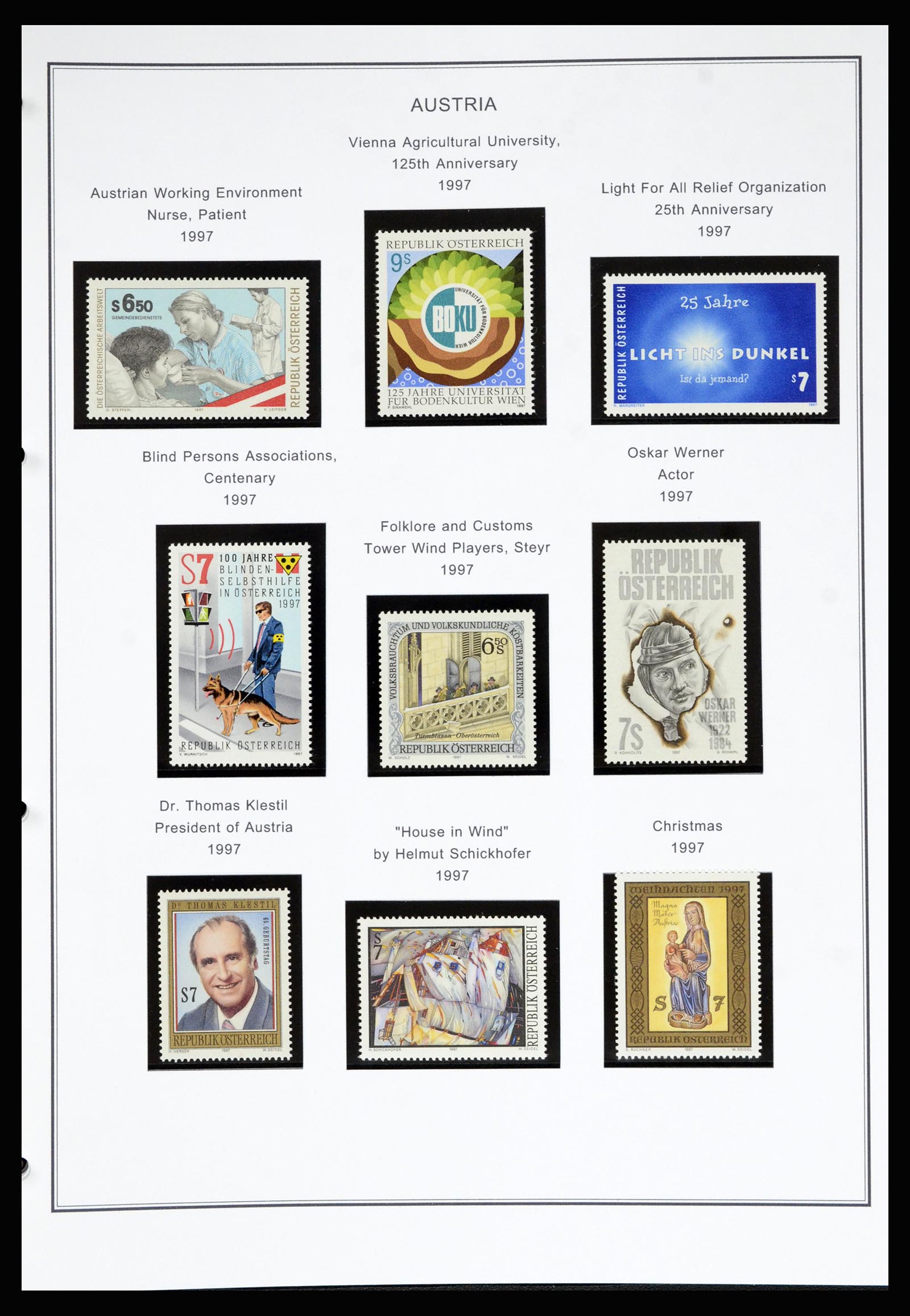36999 199 - Postzegelverzameling 36999 Oostenrijk 1850-2001.