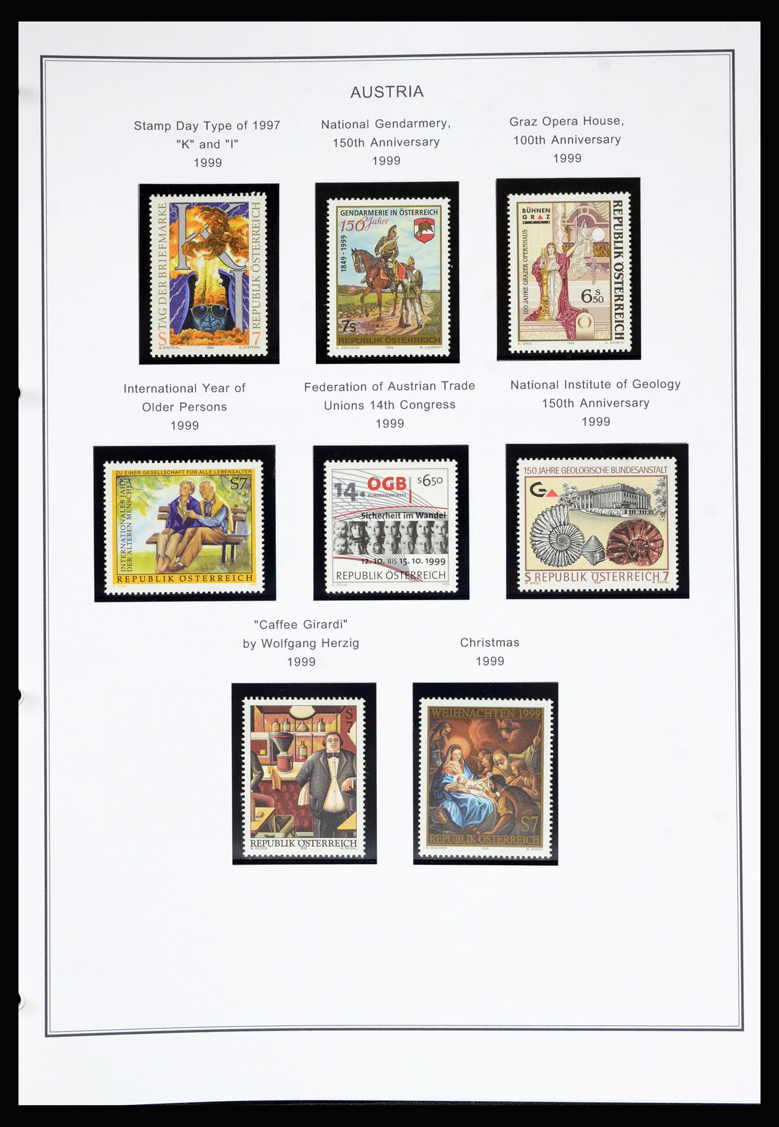 36999 206 - Postzegelverzameling 36999 Oostenrijk 1850-2001.