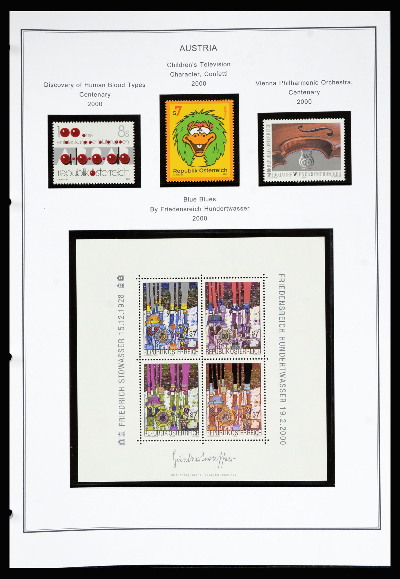 36999 210 - Postzegelverzameling 36999 Oostenrijk 1850-2001.