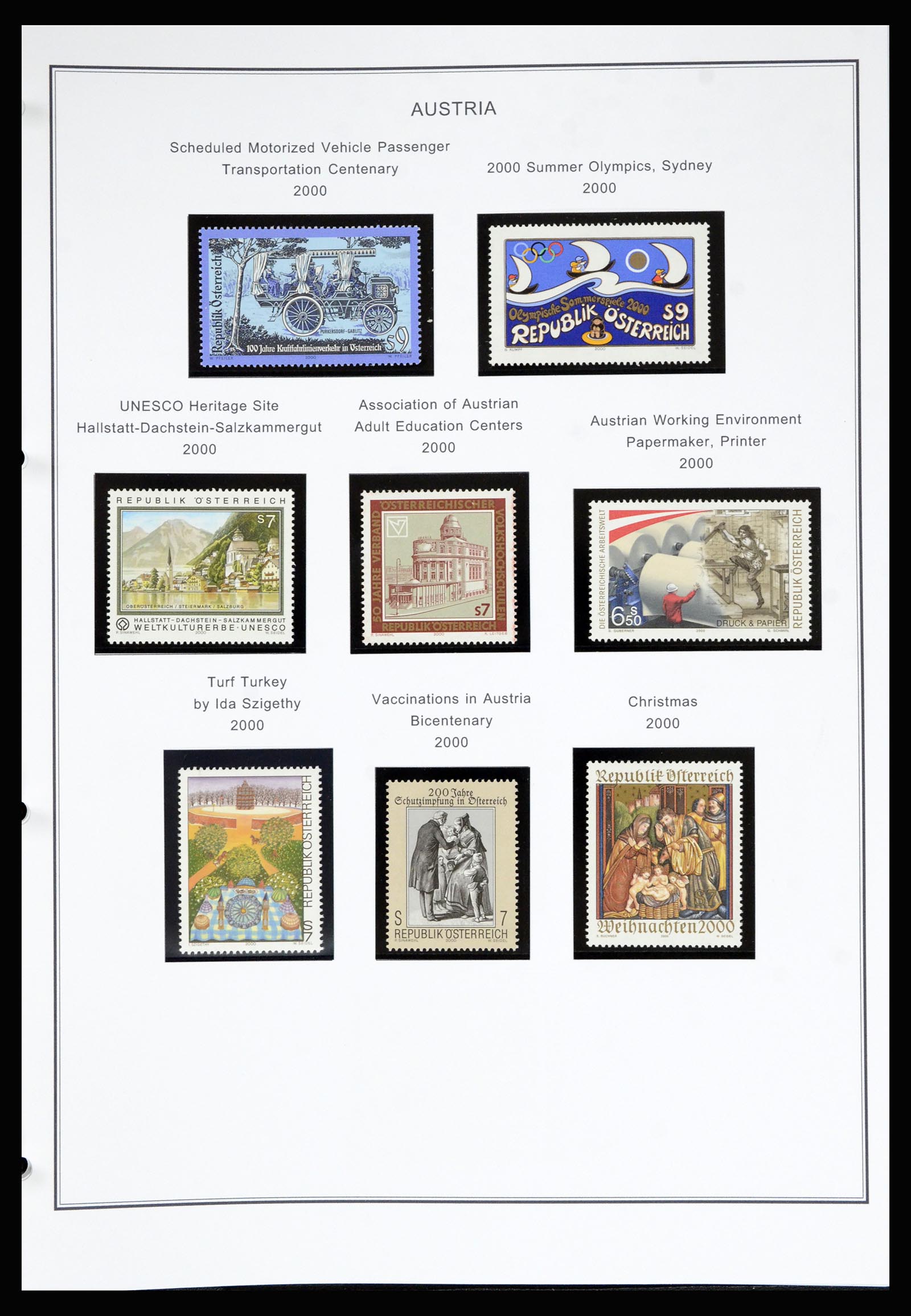 36999 211 - Postzegelverzameling 36999 Oostenrijk 1850-2001.