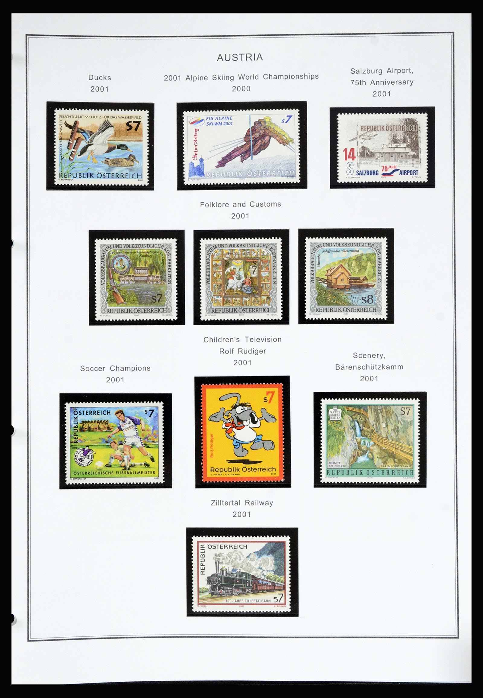 36999 212 - Postzegelverzameling 36999 Oostenrijk 1850-2001.