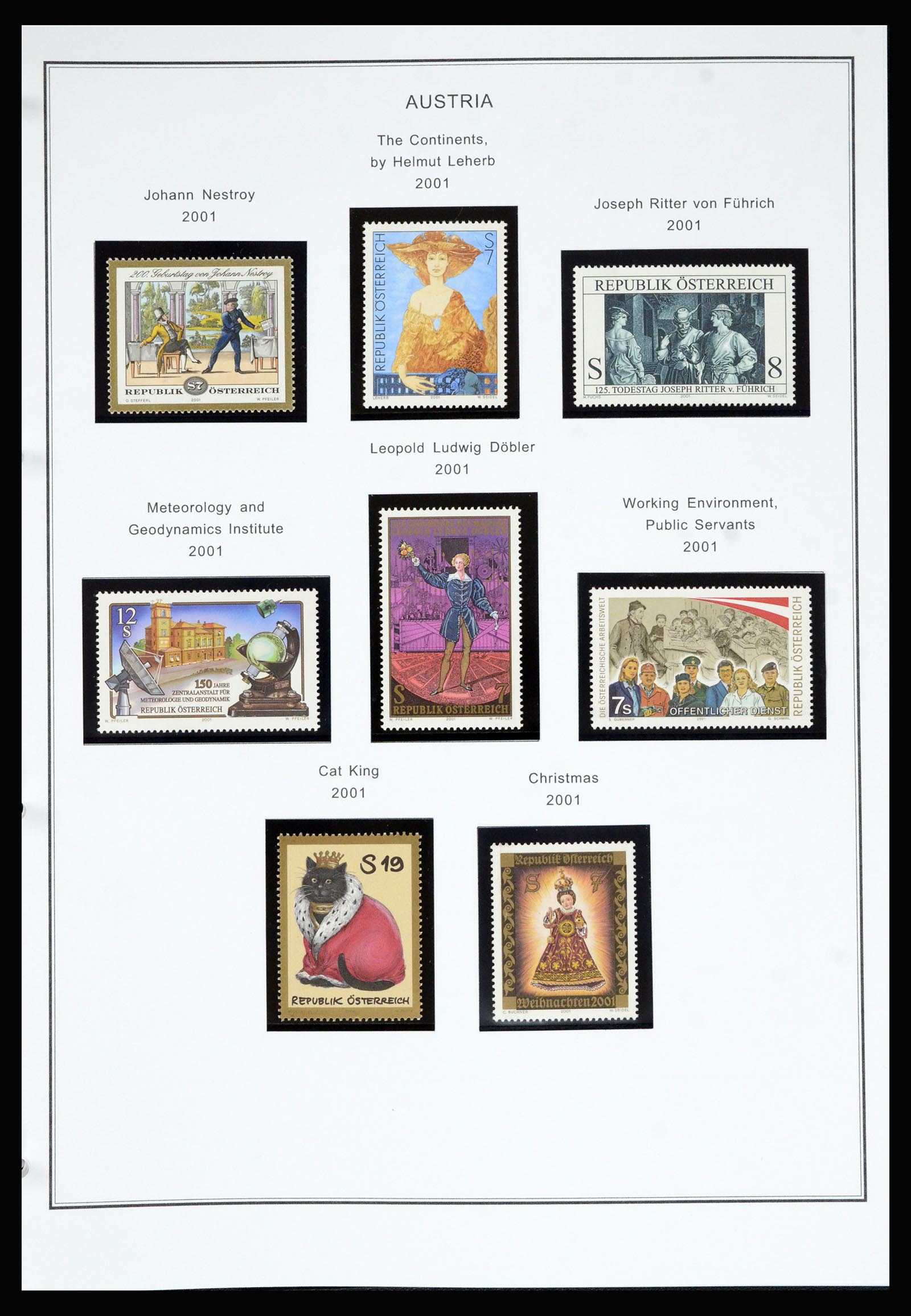 36999 214 - Postzegelverzameling 36999 Oostenrijk 1850-2001.