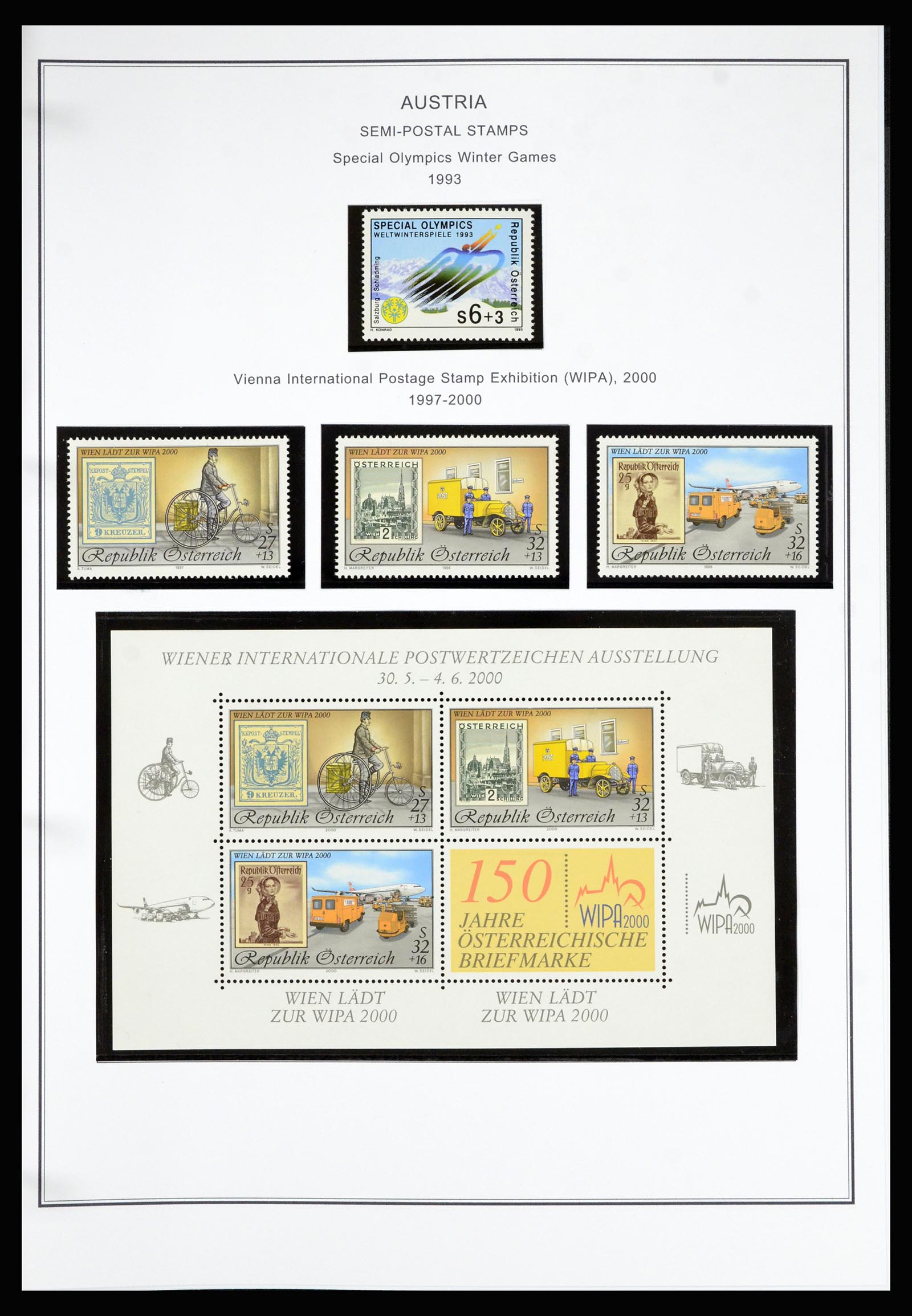 36999 218 - Stamp collection 36999 Austria 1850-2001.