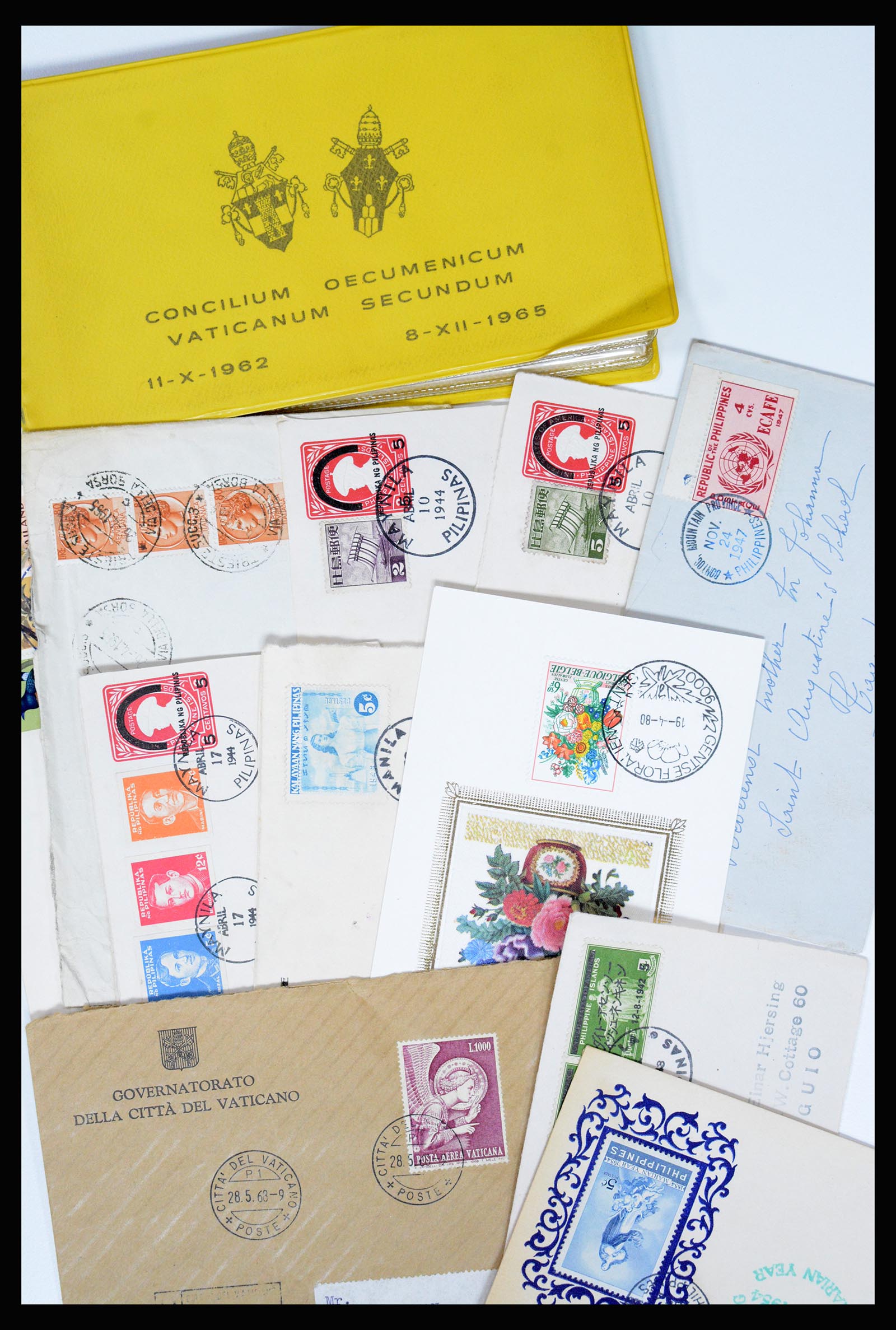 37002 012 - Postzegelverzameling 37002 Wereld brieven 1920-1960