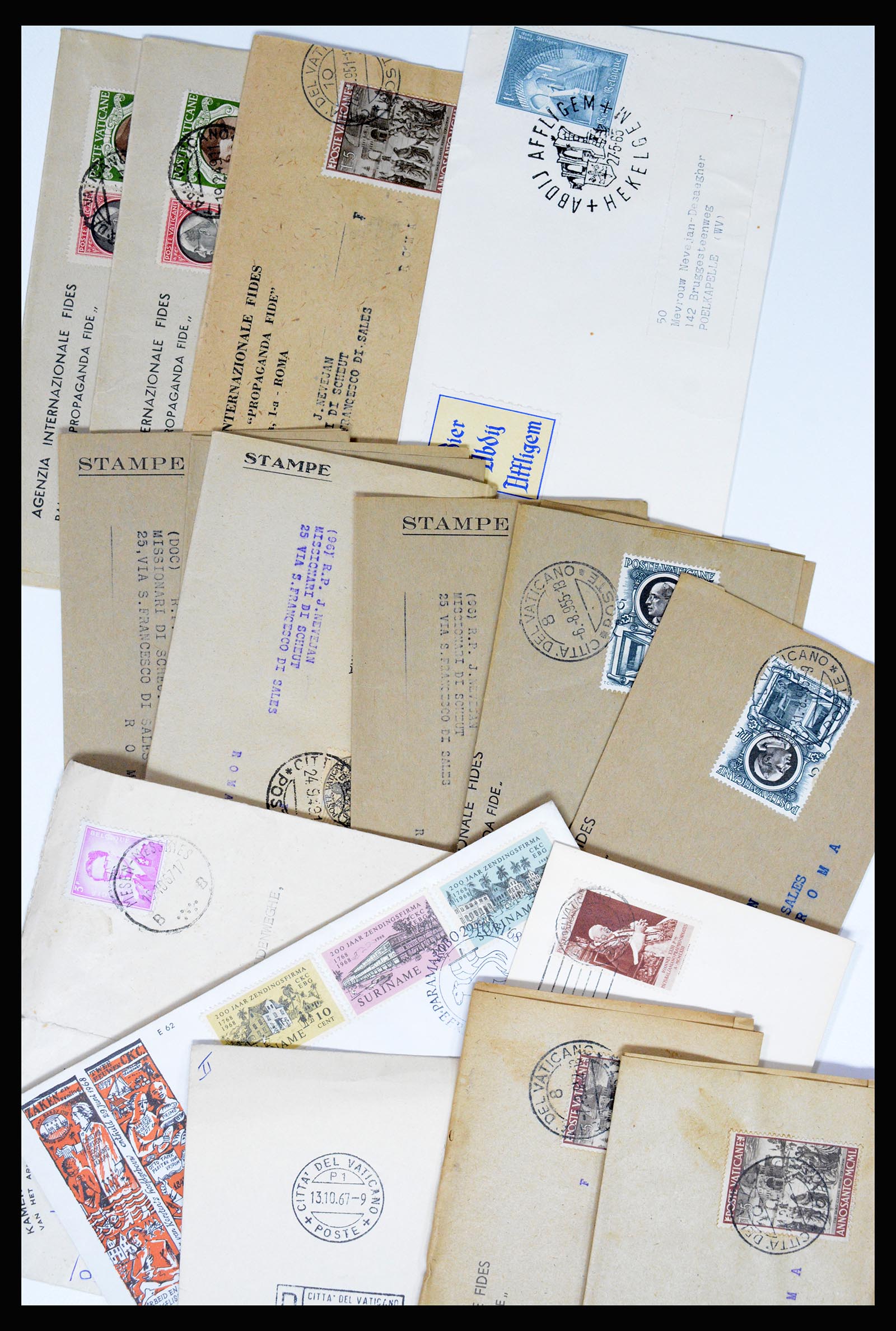 37002 020 - Postzegelverzameling 37002 Wereld brieven 1920-1960
