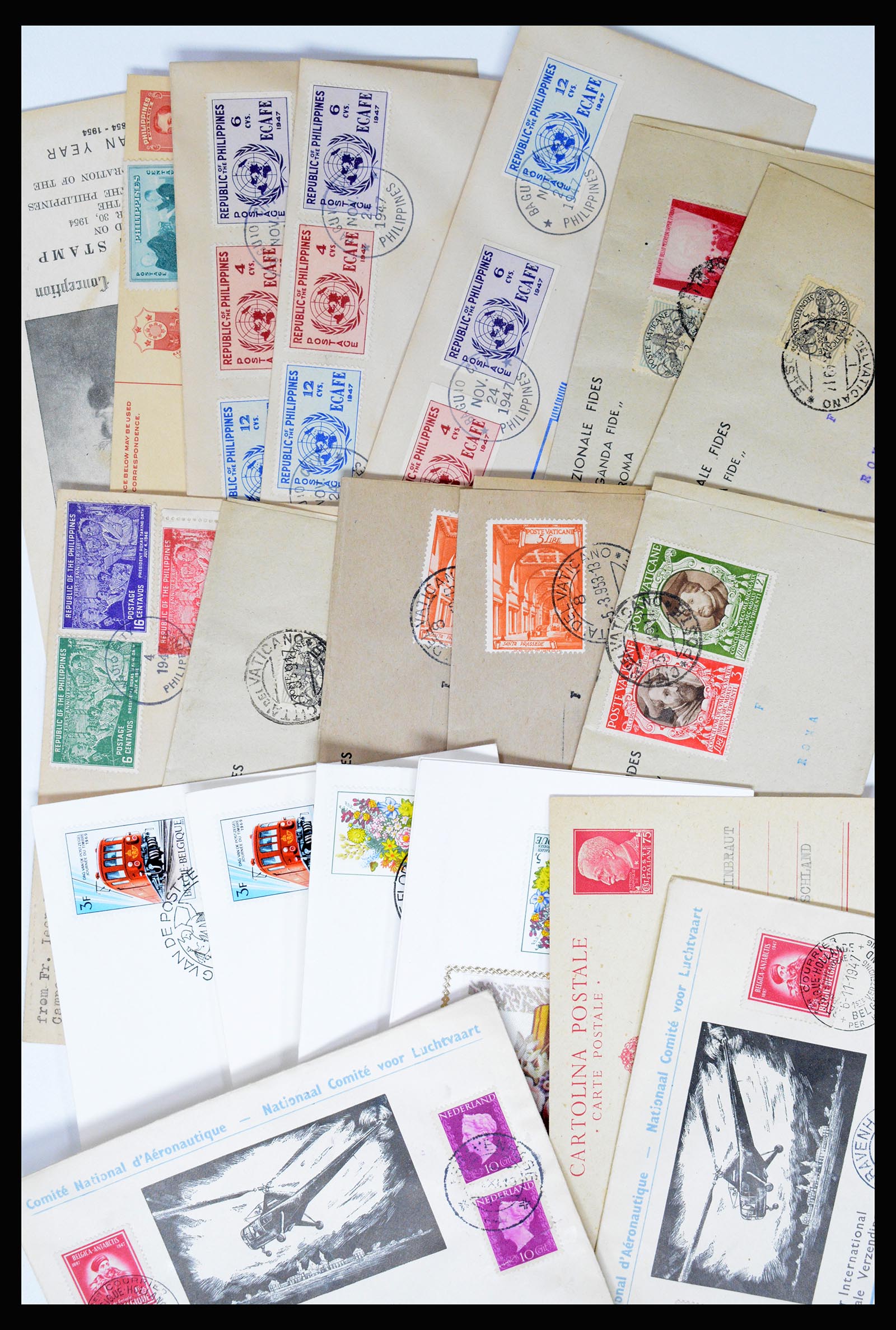 37002 023 - Postzegelverzameling 37002 Wereld brieven 1920-1960