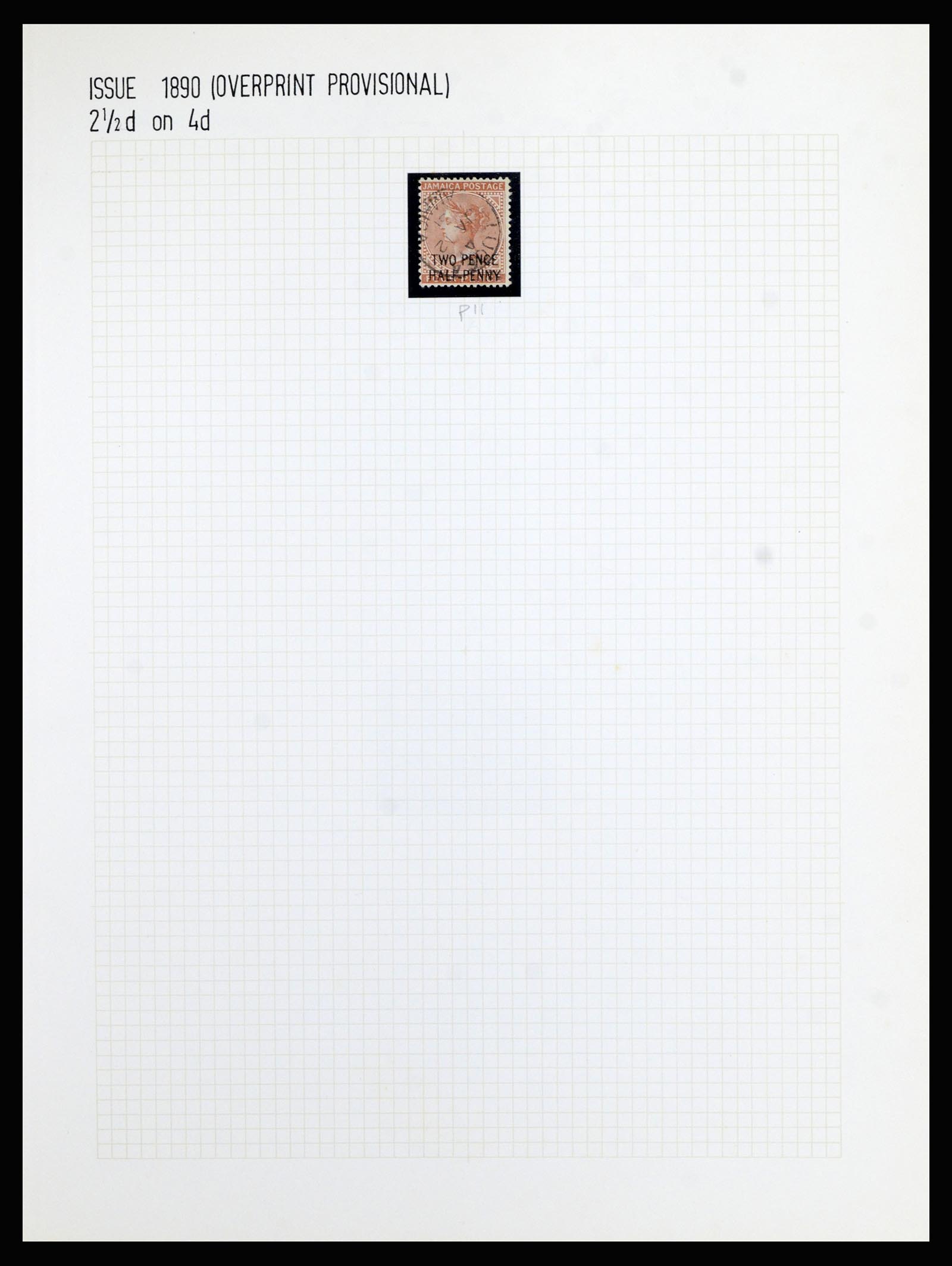 37006 005 - Postzegelverzameling 37006 Jamaica 1860-1920.