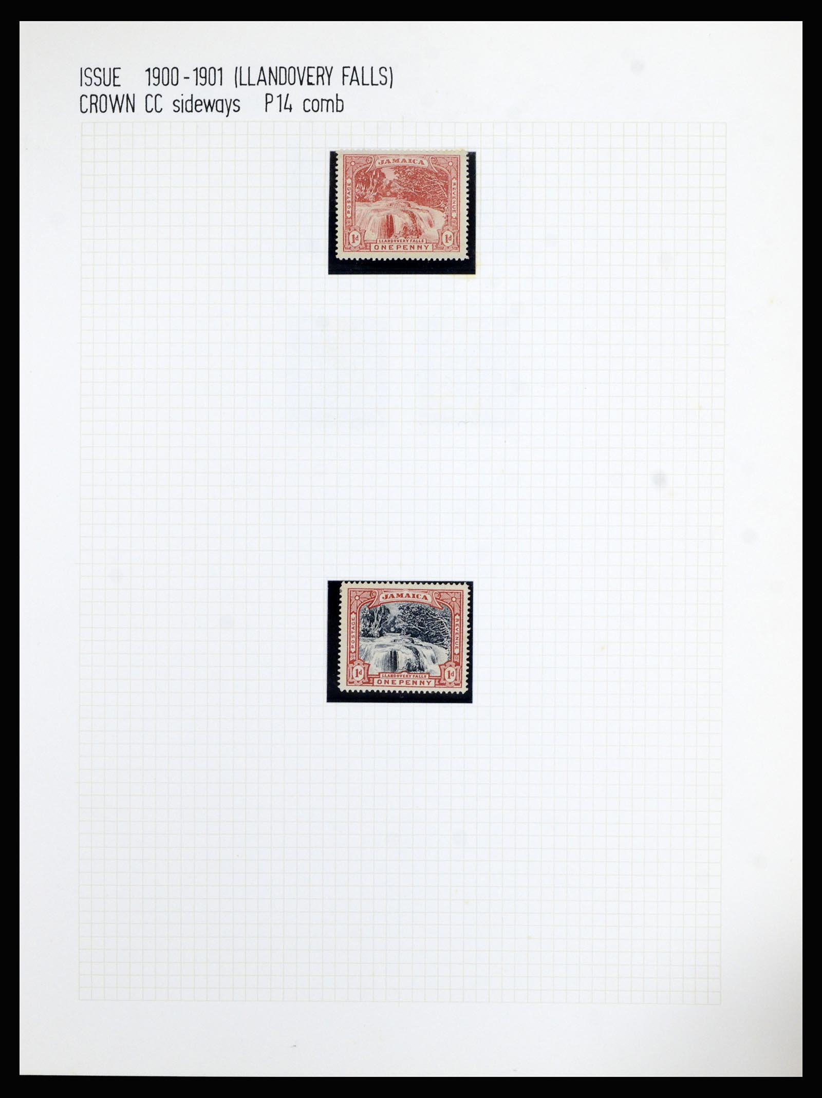 37006 006 - Postzegelverzameling 37006 Jamaica 1860-1920.