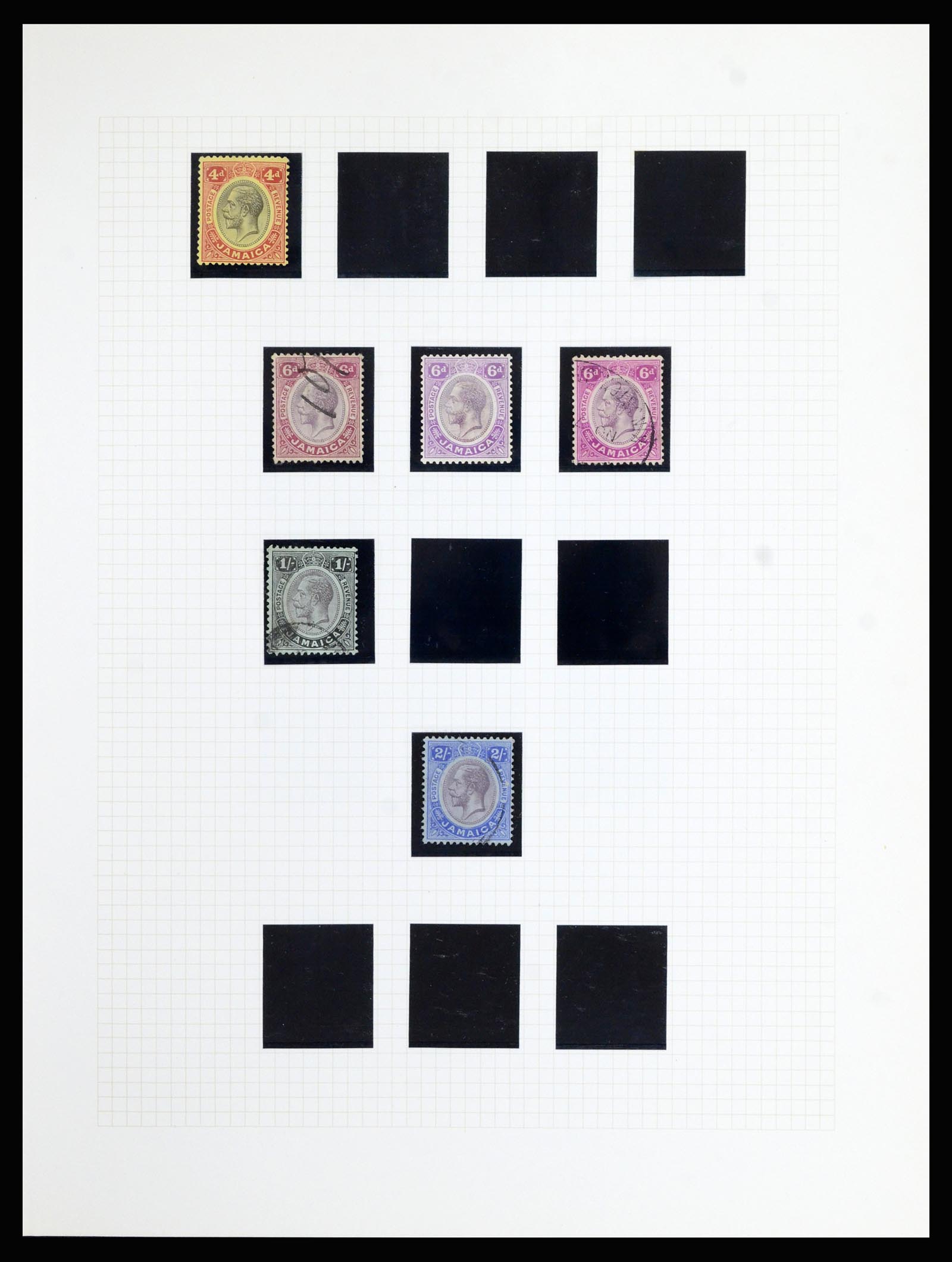 37006 016 - Postzegelverzameling 37006 Jamaica 1860-1920.