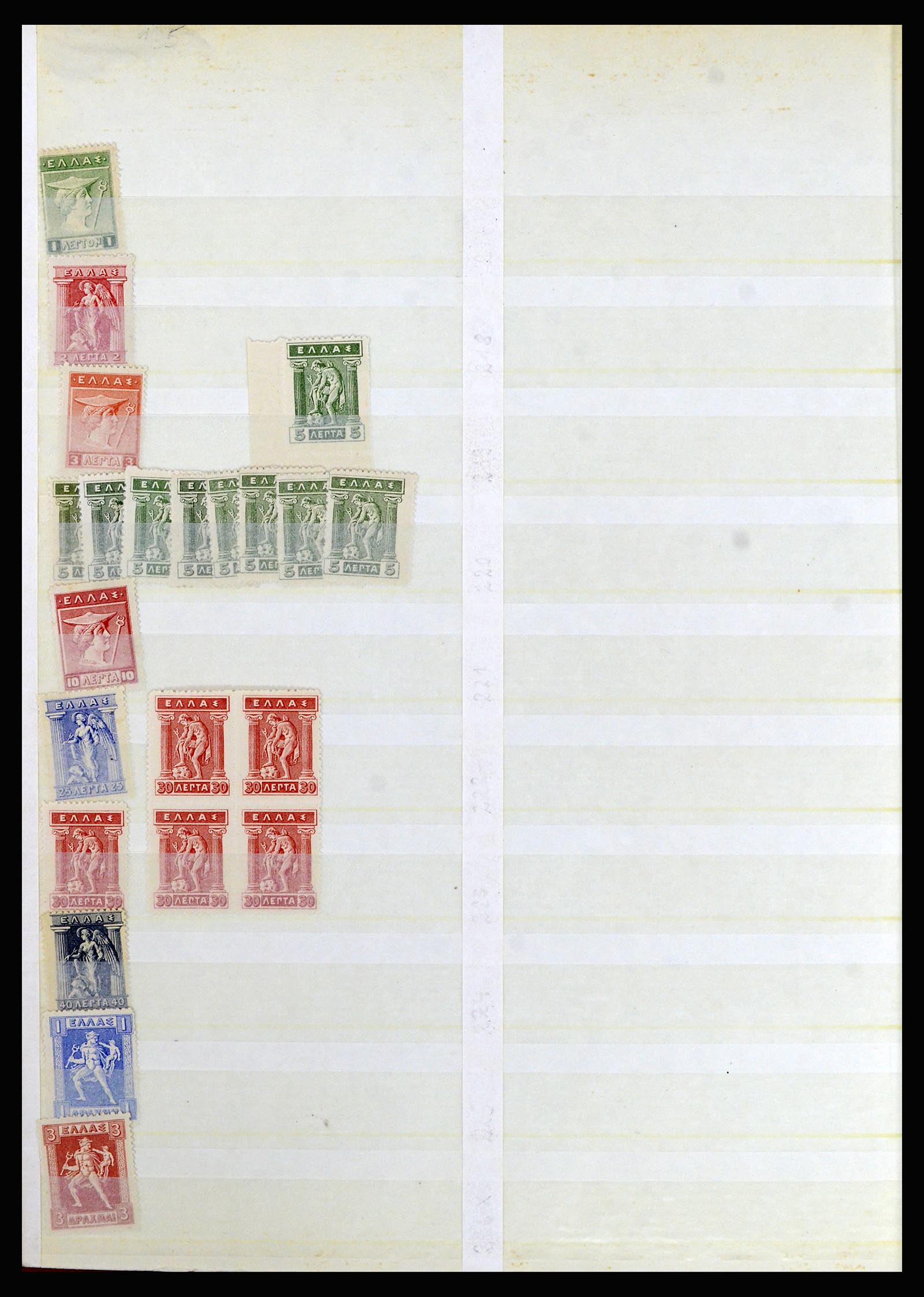 37042 001 - Postzegelverzameling 37042 Griekenland 1901-1912.