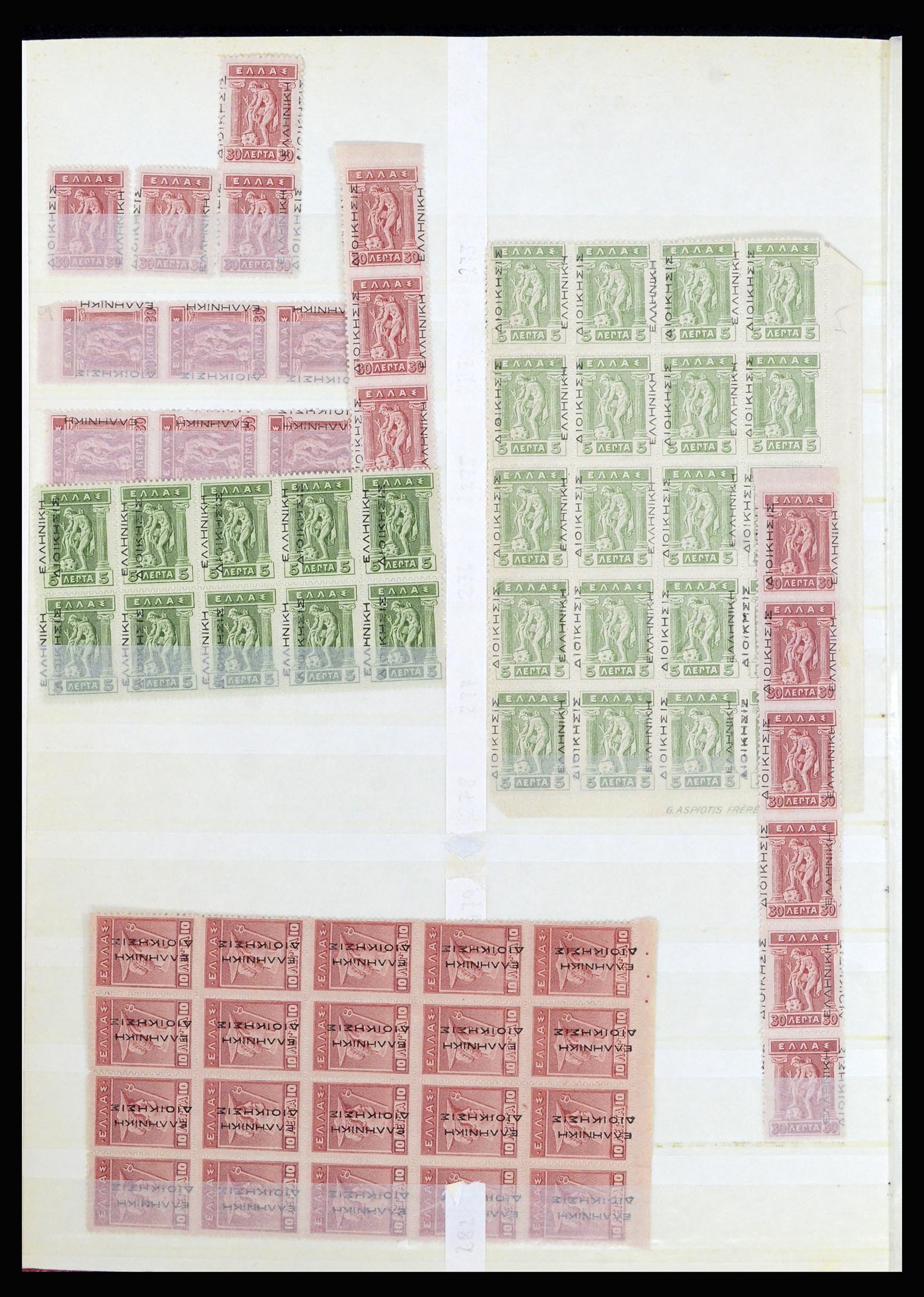 37042 006 - Postzegelverzameling 37042 Griekenland 1901-1912.