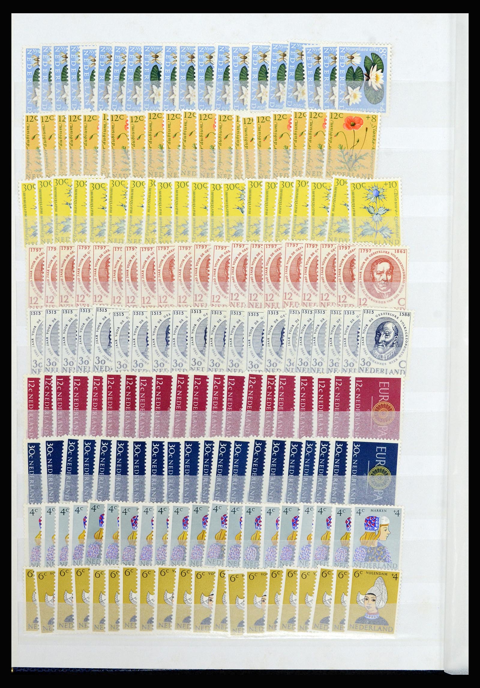 37043 004 - Postzegelverzameling 37043 Nederland 1958-1974.