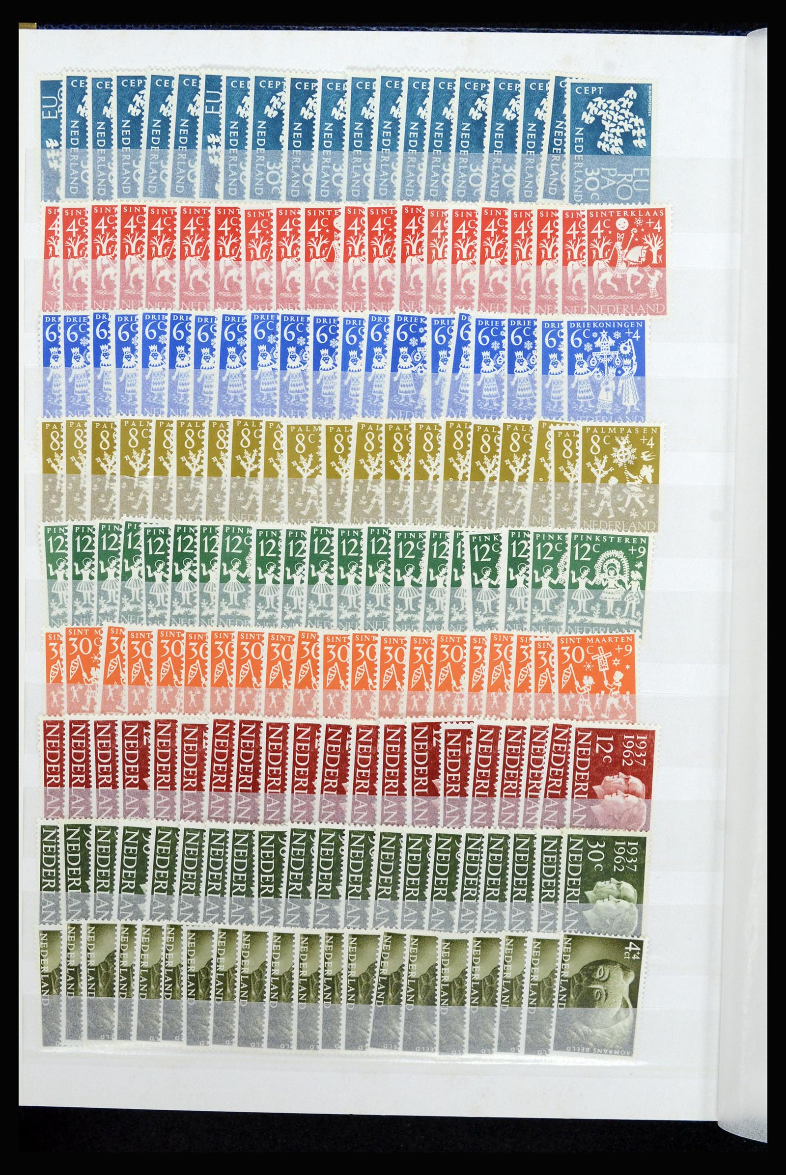 37043 006 - Postzegelverzameling 37043 Nederland 1958-1974.