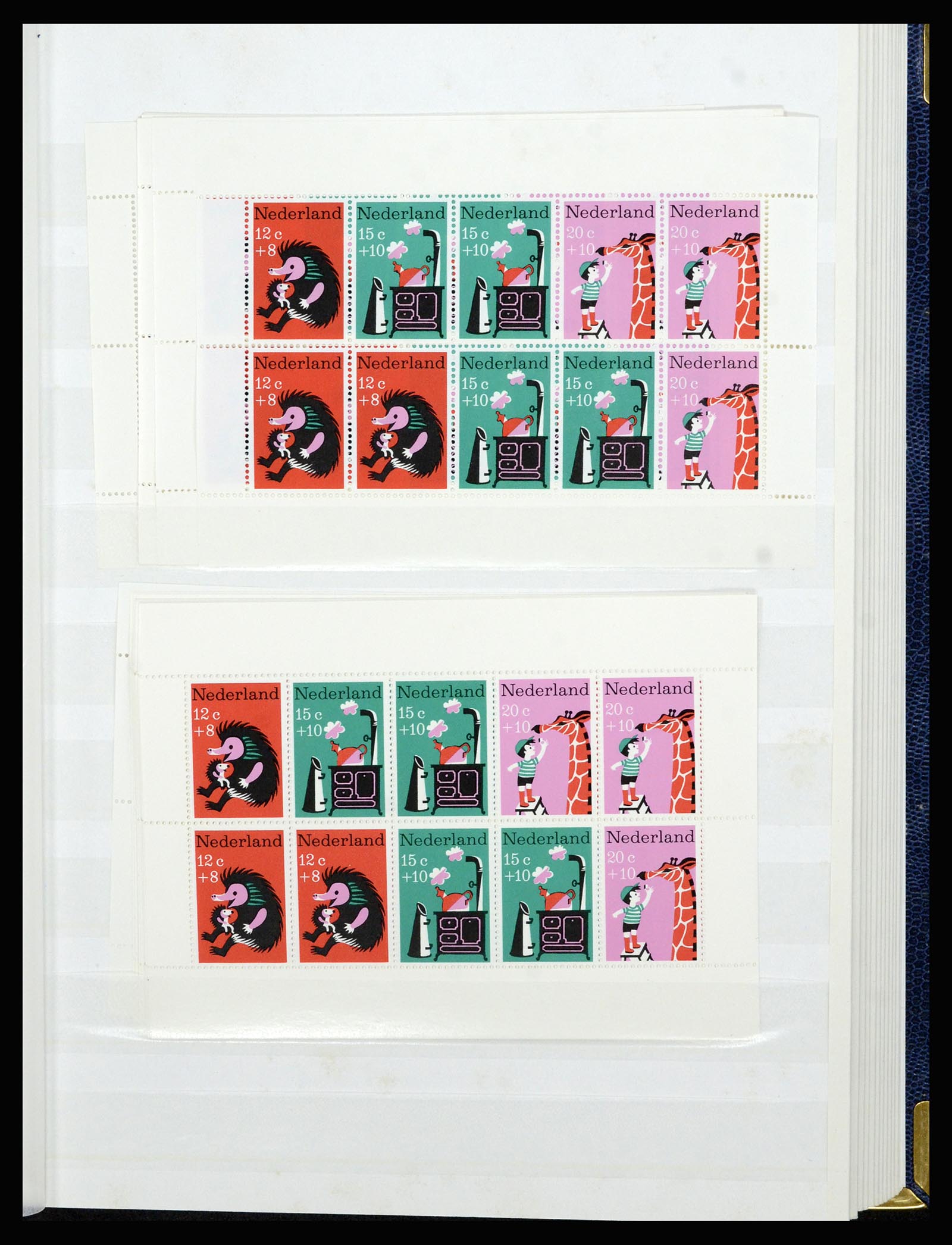 37043 040 - Postzegelverzameling 37043 Nederland 1958-1974.