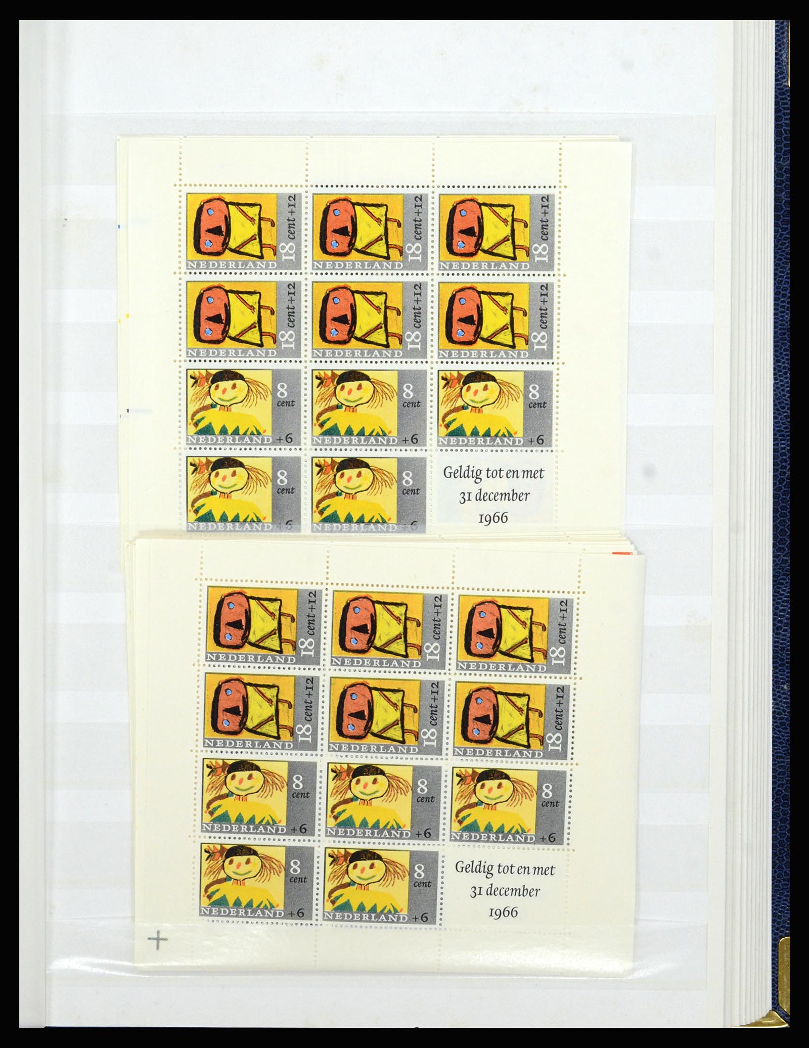 37043 042 - Postzegelverzameling 37043 Nederland 1958-1974.