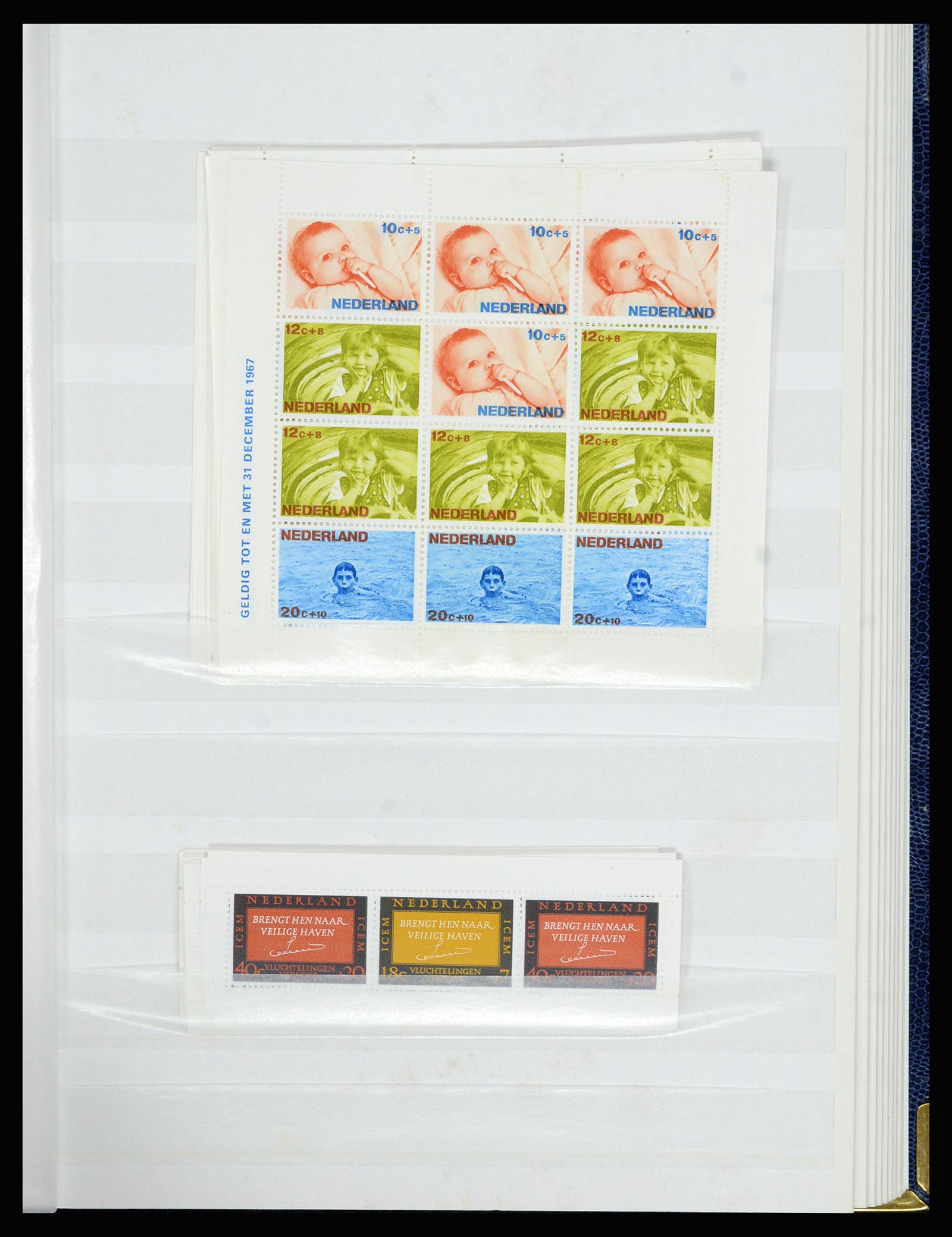 37043 043 - Postzegelverzameling 37043 Nederland 1958-1974.