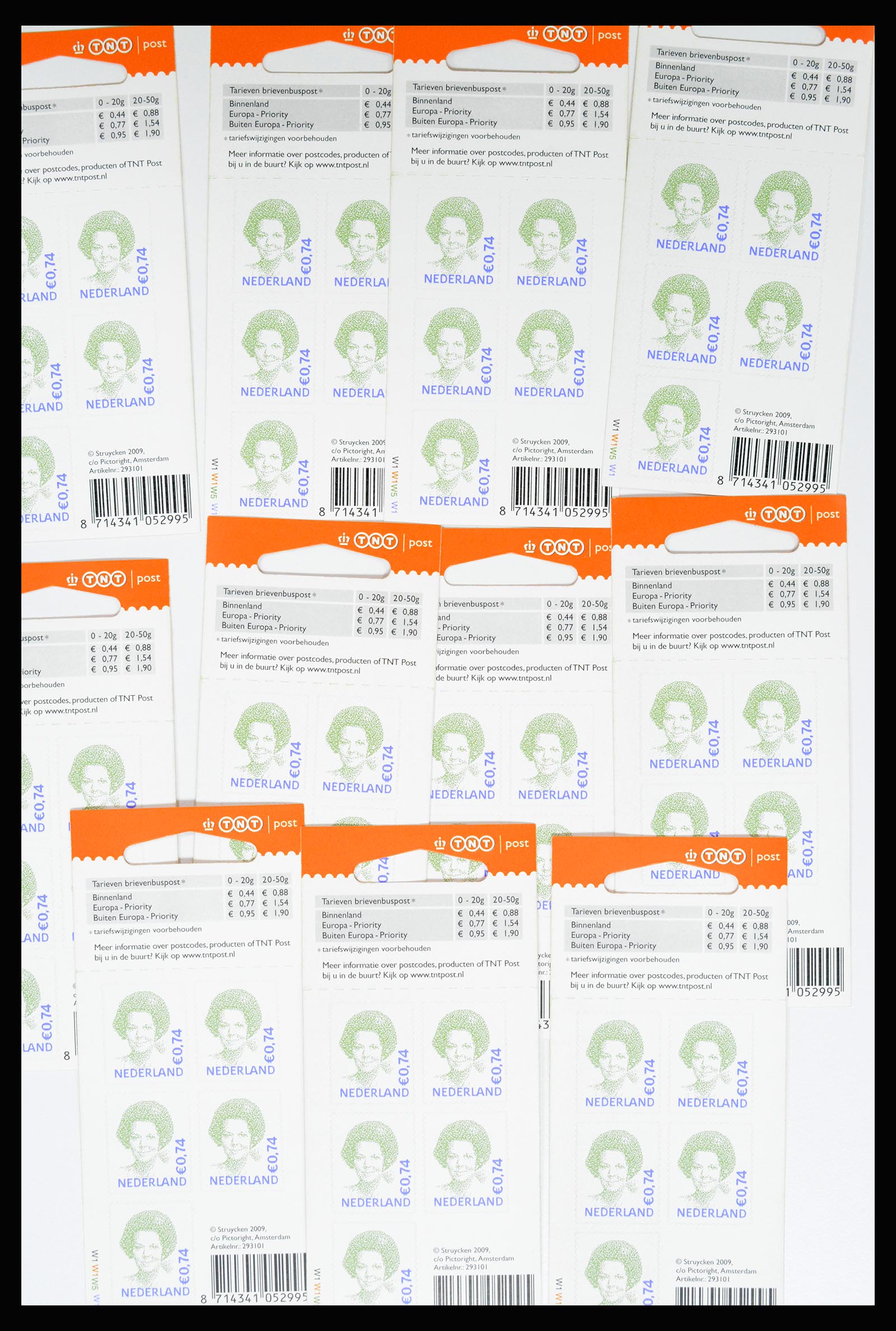 37044 007 - Postzegelverzameling 37044 Nederland betere velletjes 2002-2009.