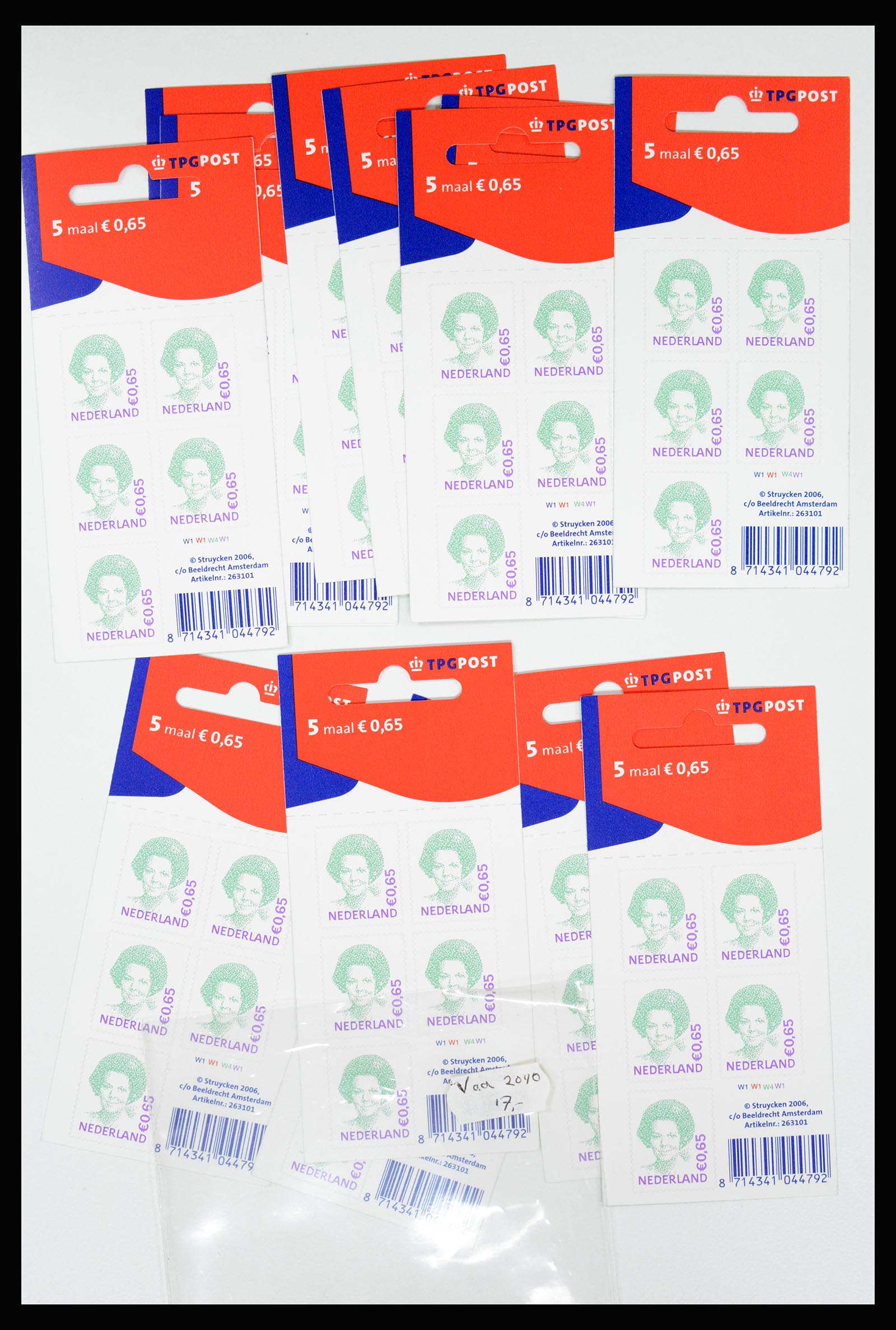 37044 015 - Postzegelverzameling 37044 Nederland betere velletjes 2002-2009.