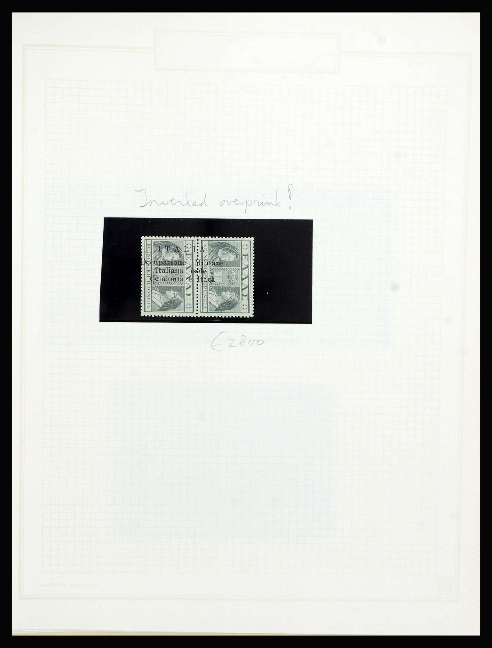 37045 010 - Postzegelverzameling 37045 Italiaanse bezetting Griekse eilanden 1941