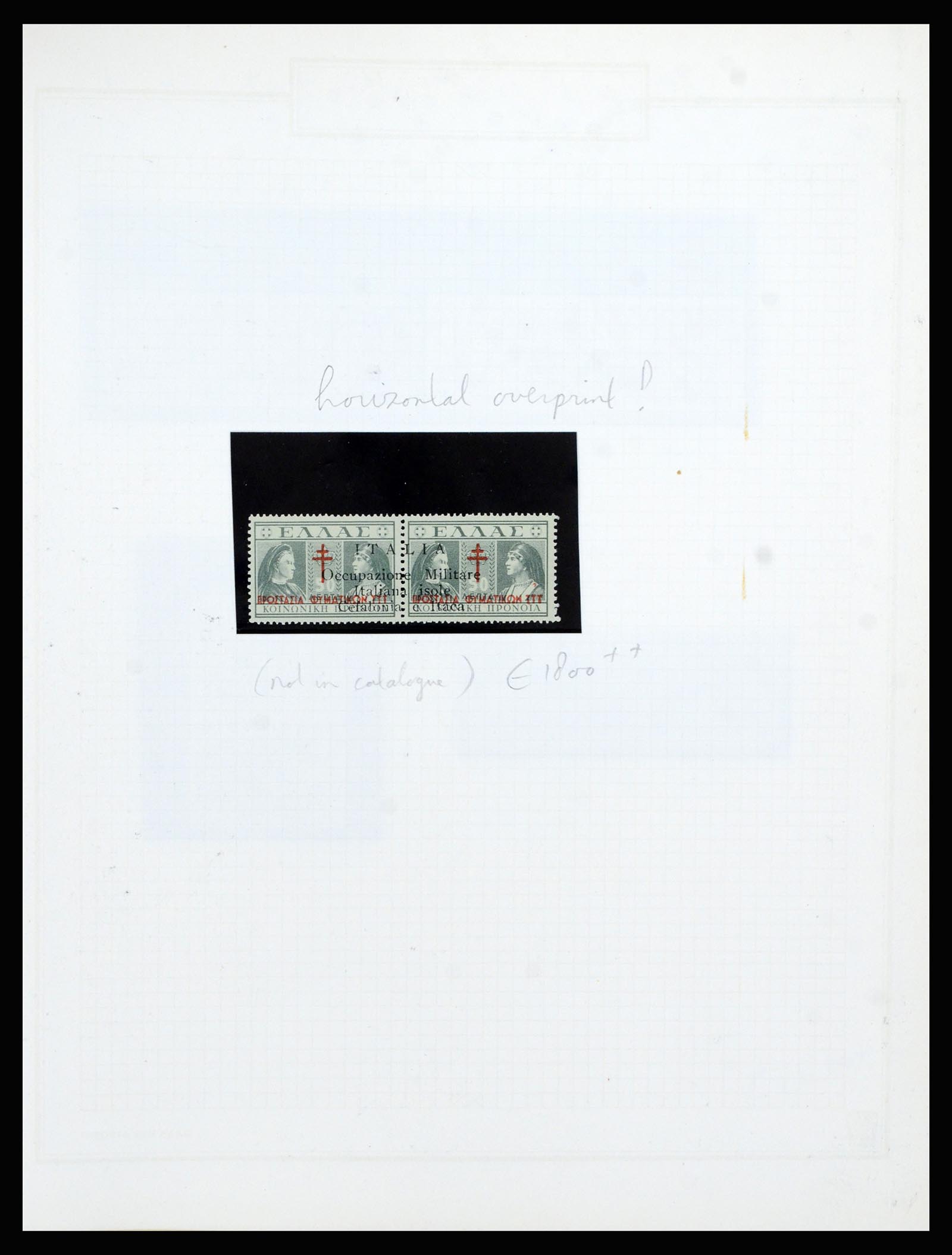 37045 014 - Postzegelverzameling 37045 Italiaanse bezetting Griekse eilanden 1941