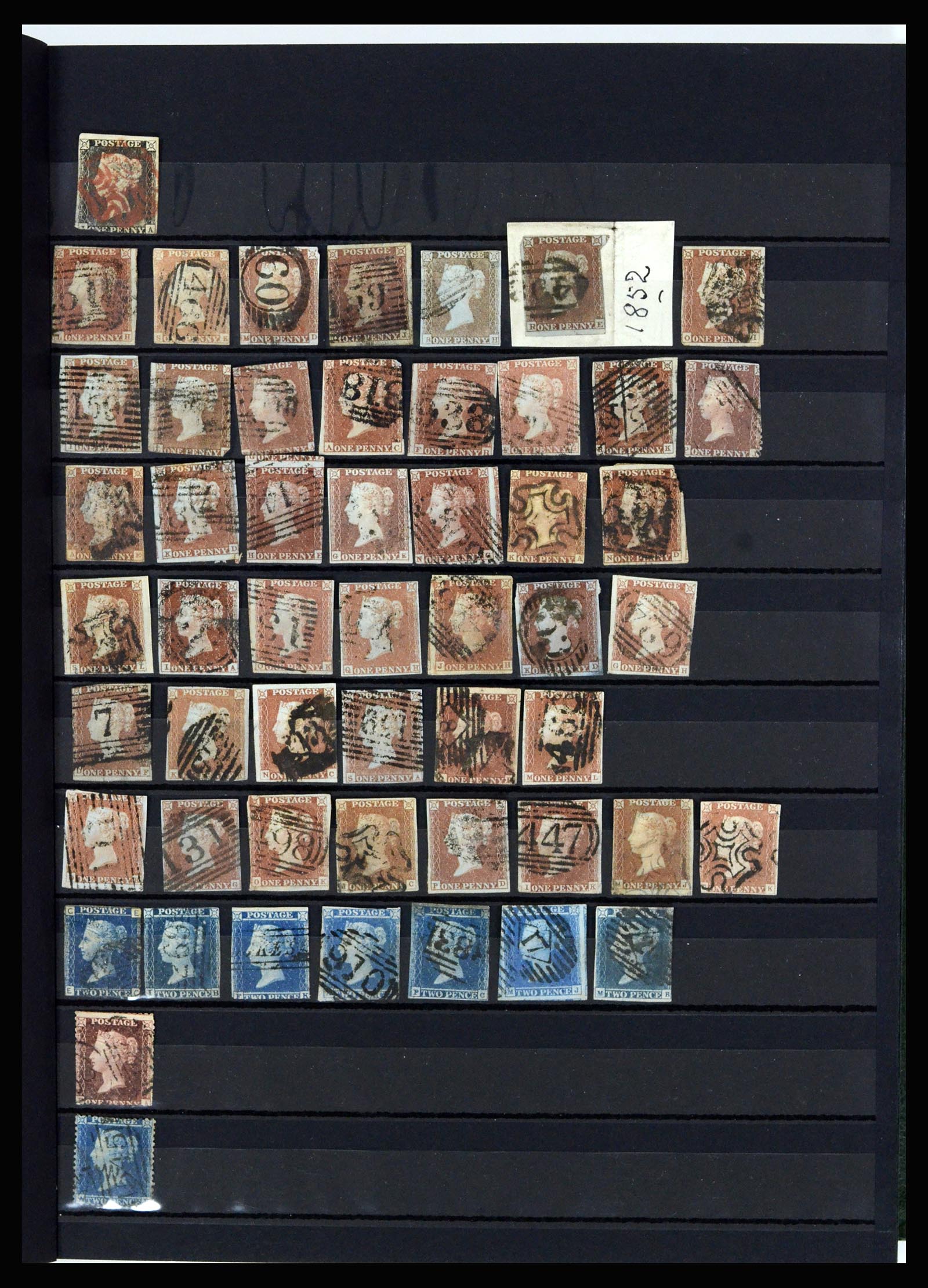 37046 001 - Postzegelverzameling 37046 Engeland 1840-1951.